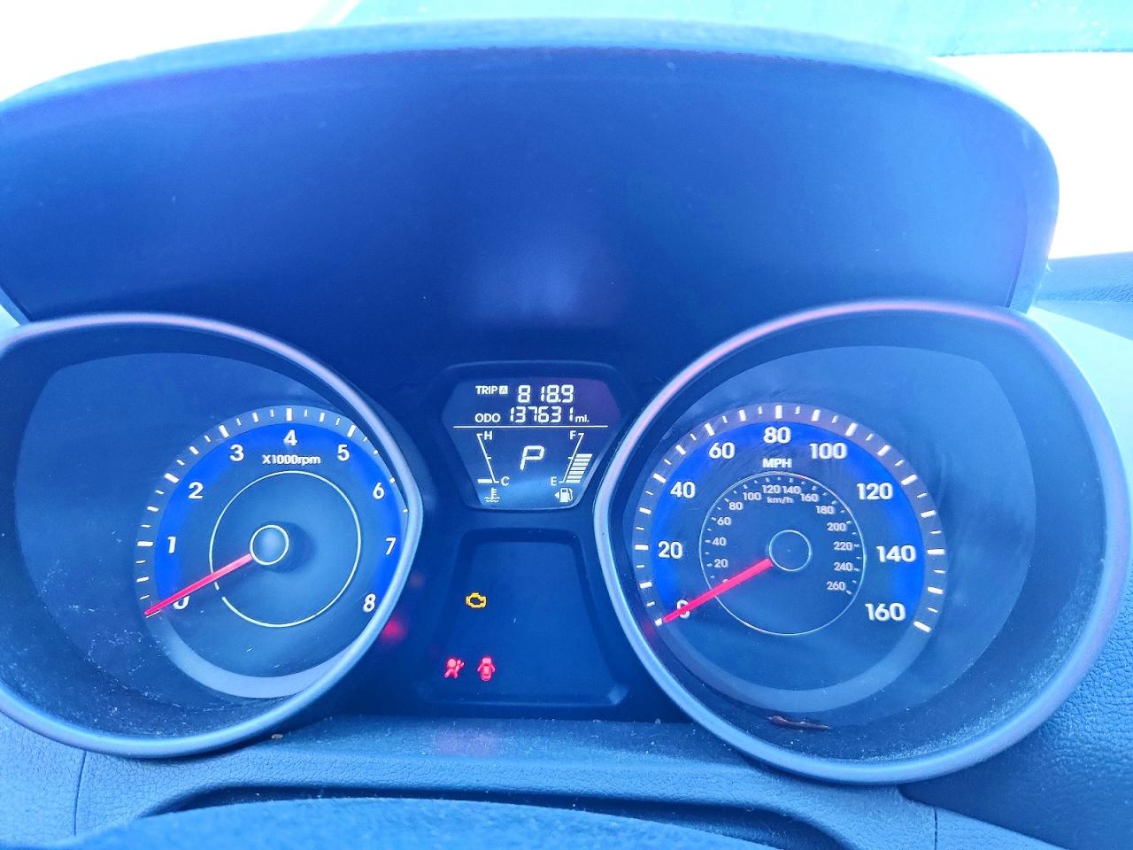 2013 Hyundai Elantra Gls Blue vin: KMHDH4AE3DU968986