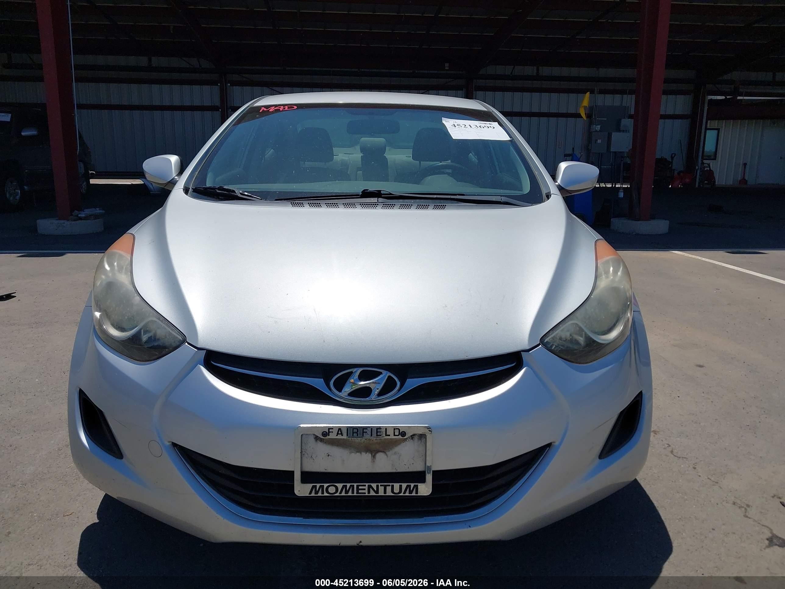 2013 Hyundai Elantra Gls Silver vin: KMHDH4AE3DU997226