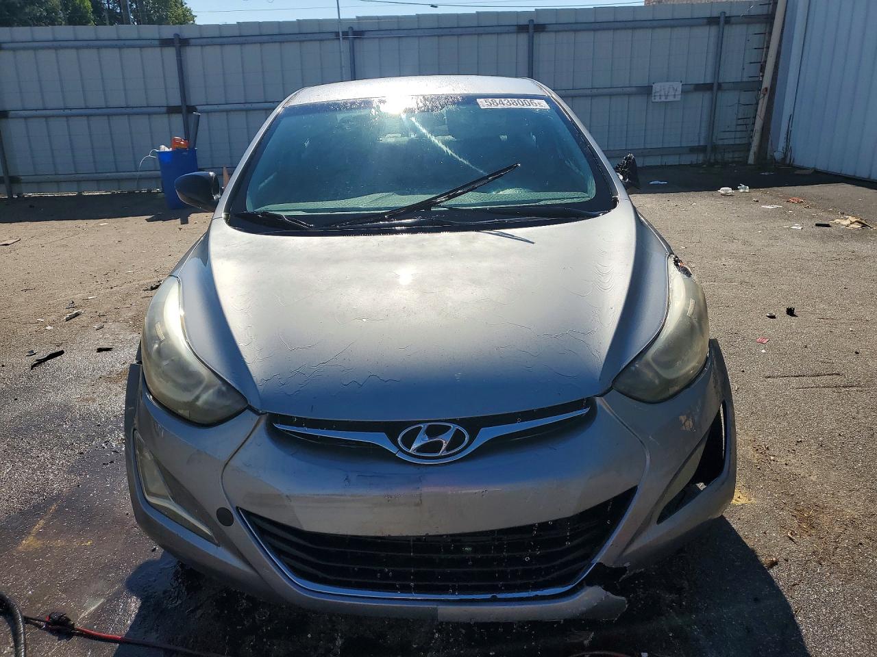 2014 Hyundai Elantra Se Silver vin: KMHDH4AE3EU031234