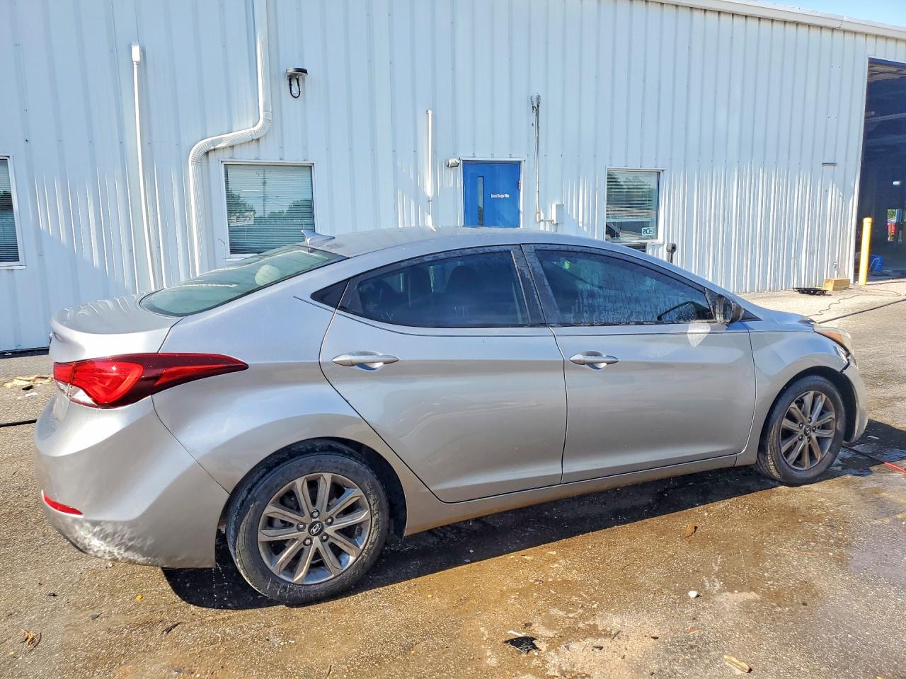 2014 Hyundai Elantra Se Silver vin: KMHDH4AE3EU031234