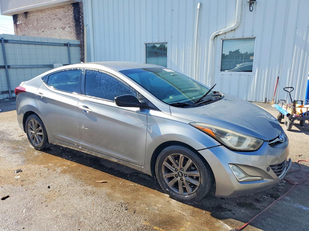 2014 Hyundai Elantra Se Silver vin: KMHDH4AE3EU031234