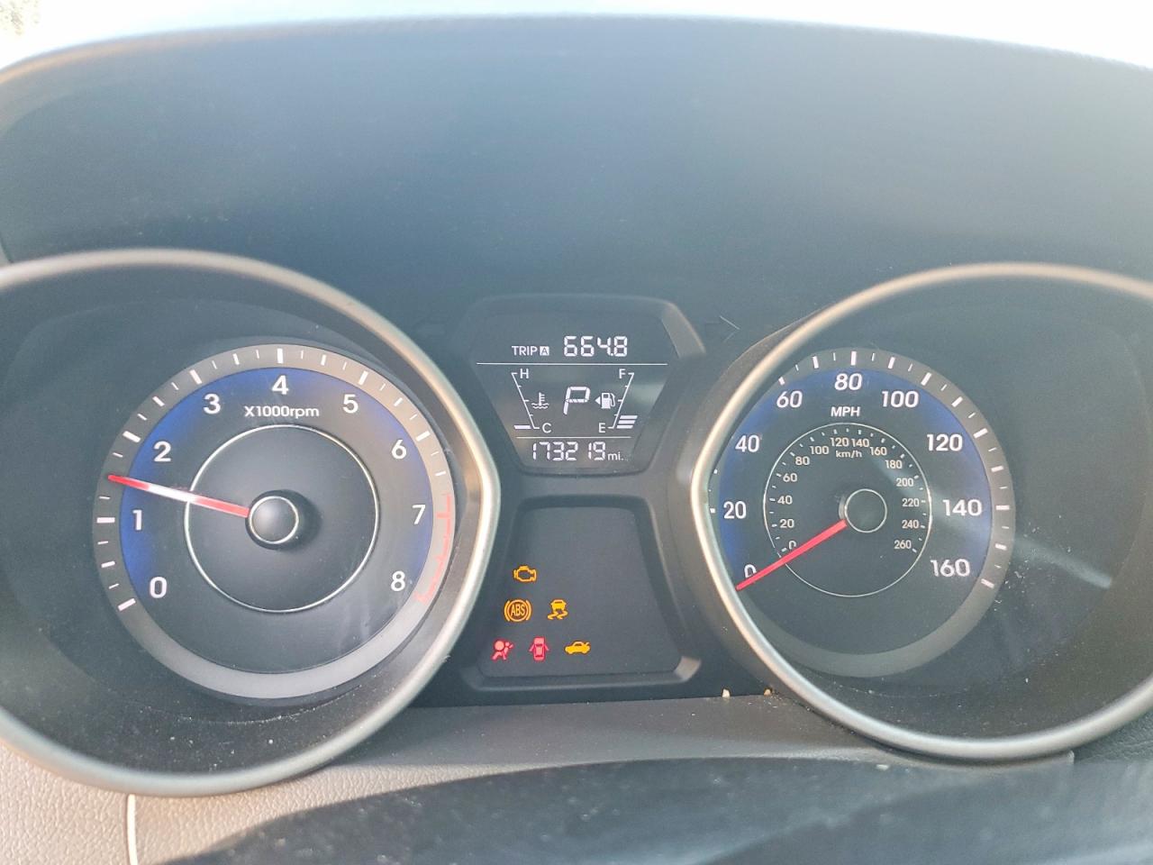 2014 Hyundai Elantra Se Silver vin: KMHDH4AE3EU031234