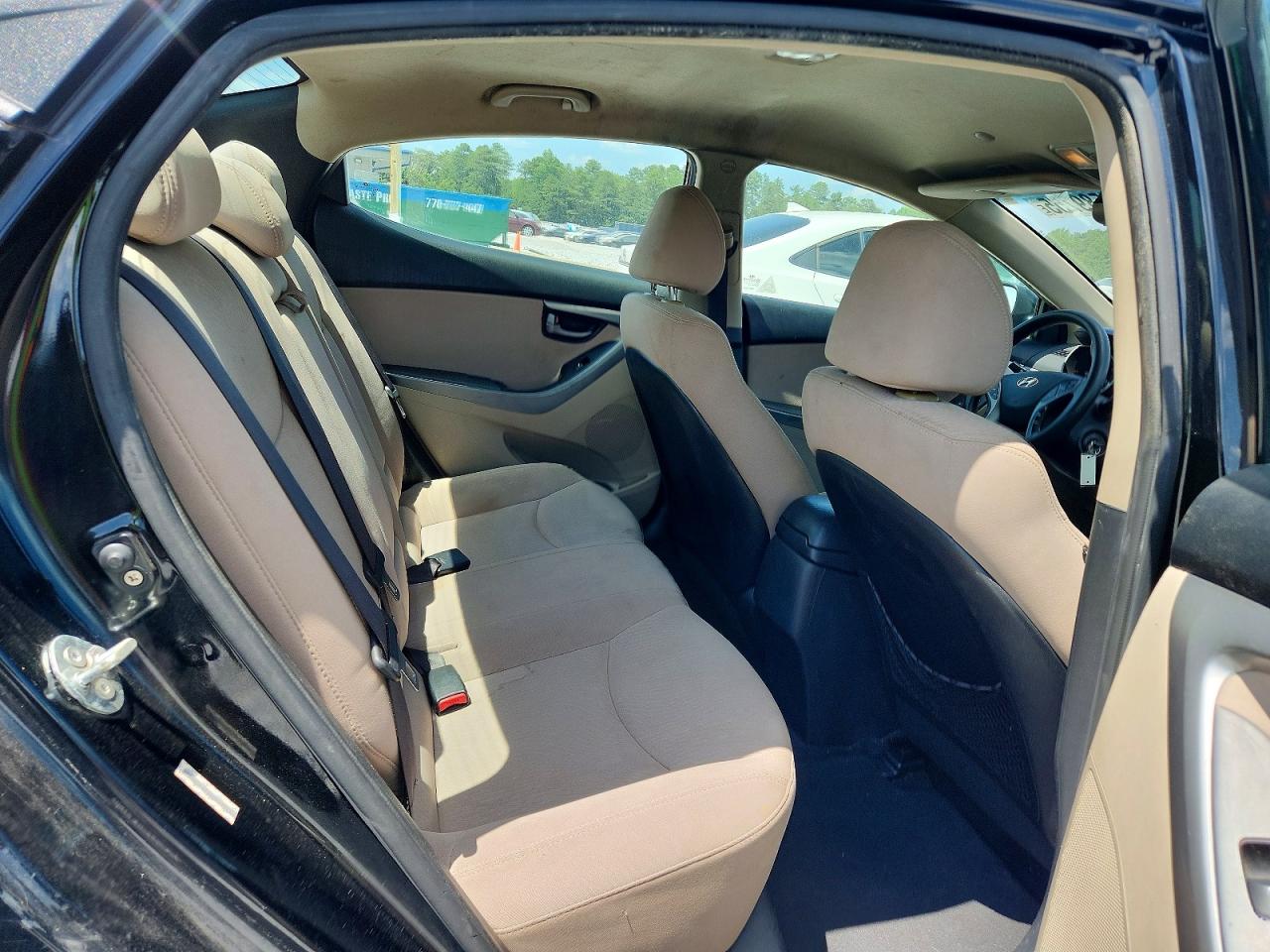 2014 Hyundai Elantra Se Black vin: KMHDH4AE3EU059955