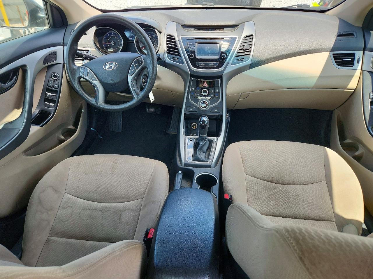 2014 Hyundai Elantra Se Black vin: KMHDH4AE3EU059955