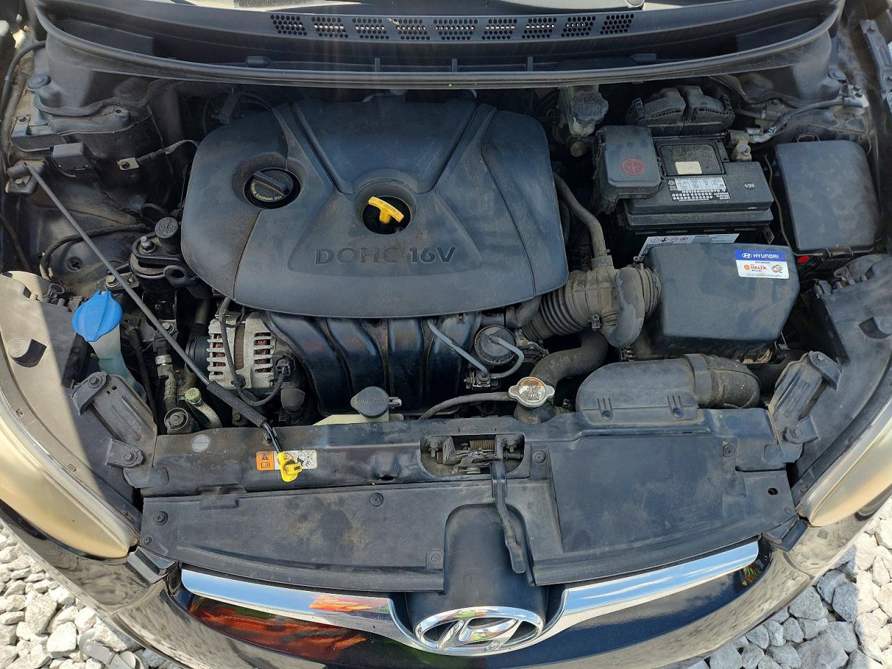 2014 Hyundai Elantra Se Black vin: KMHDH4AE3EU059955