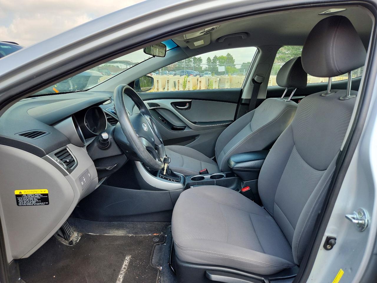 2014 Hyundai Elantra Se Silver vin: KMHDH4AE3EU106272