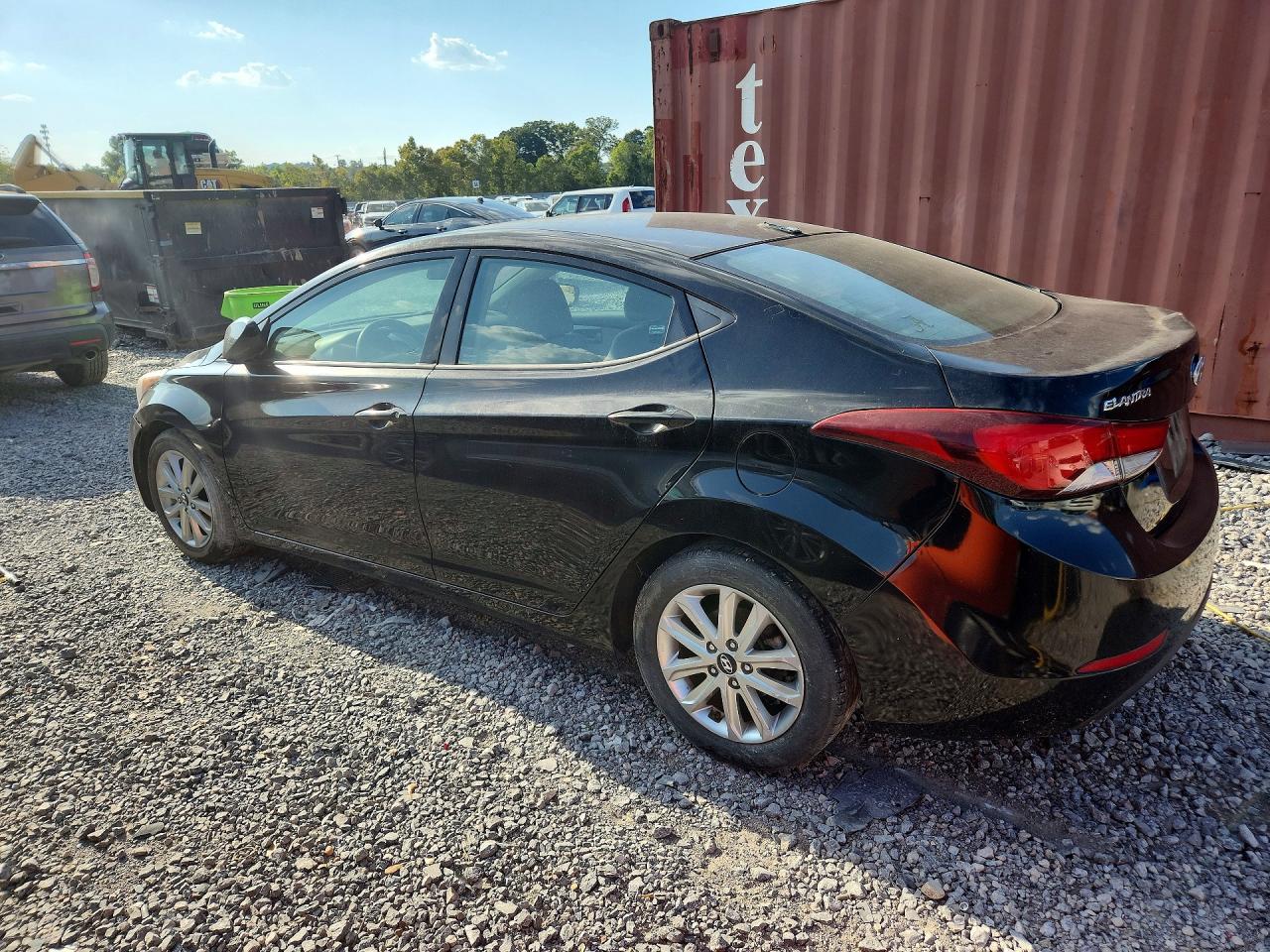 2014 Hyundai Elantra Se Black vin: KMHDH4AE3EU107664