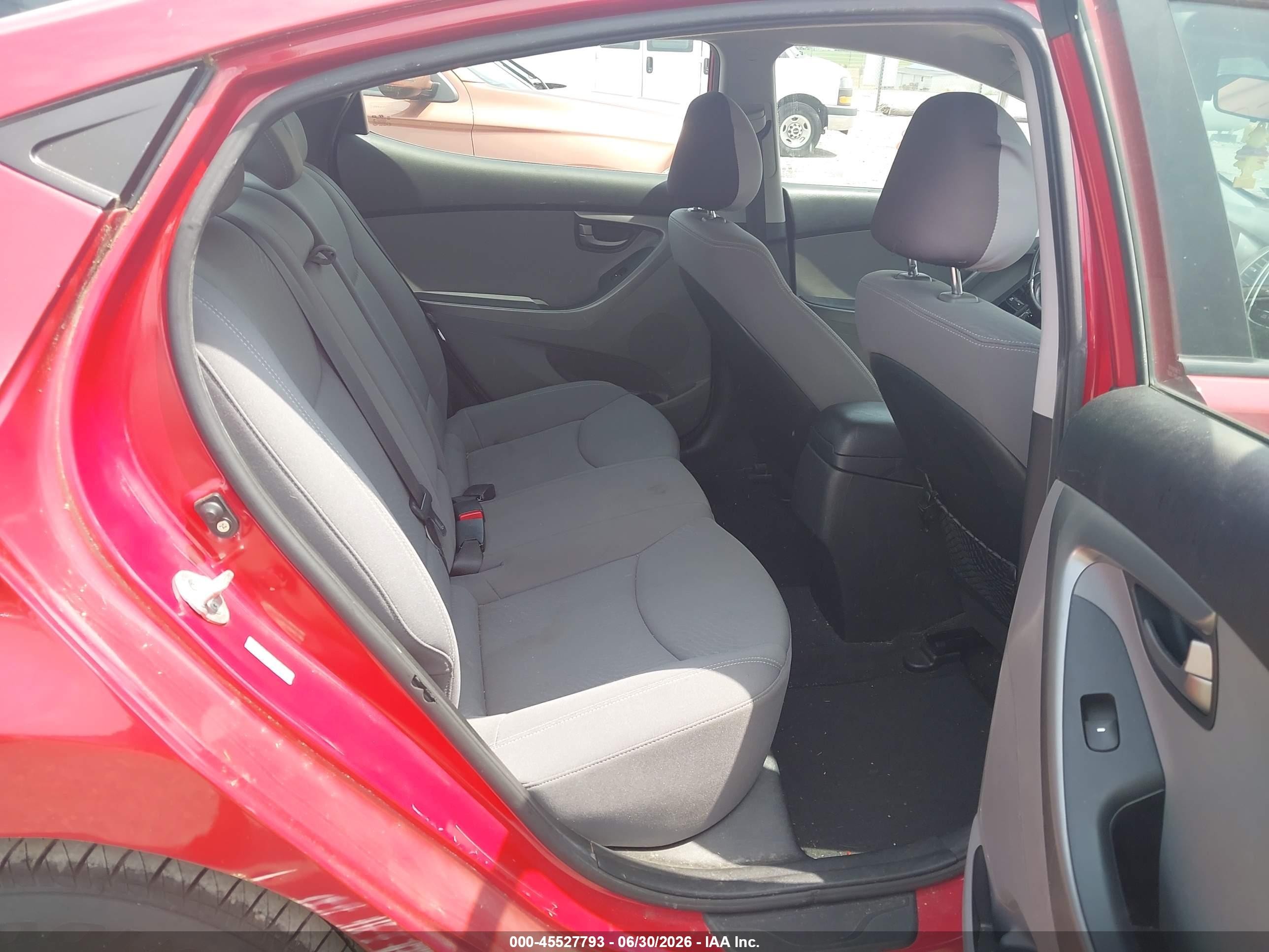 2014 Hyundai Elantra Se Red vin: KMHDH4AE3EU158193
