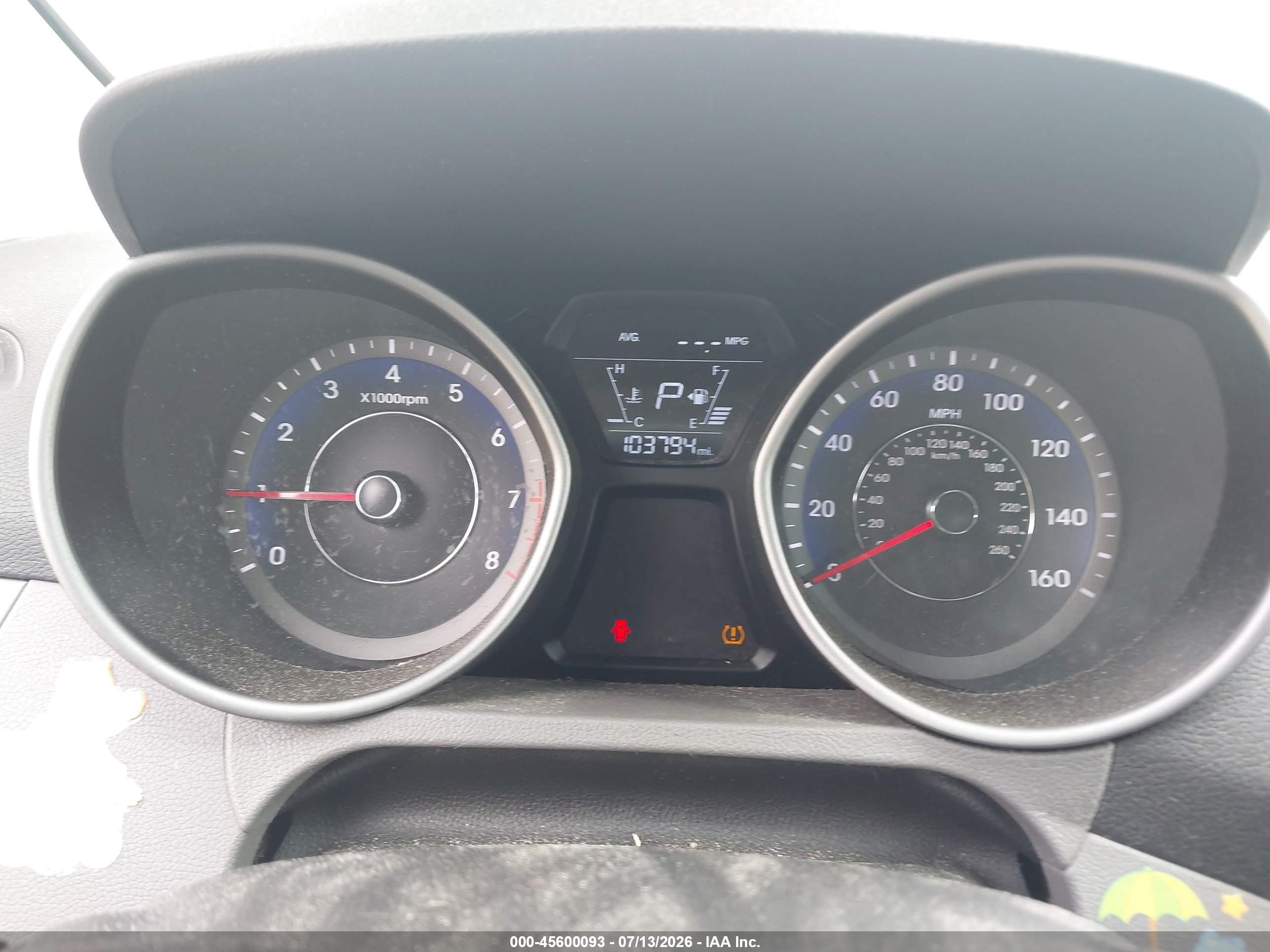 2014 Hyundai Elantra Limited Black vin: KMHDH4AE3EU171848