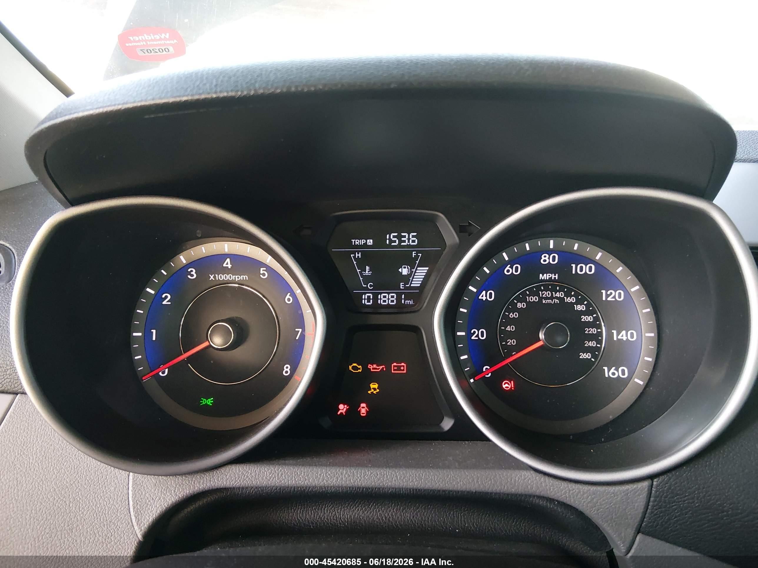 2014 Hyundai Elantra Se Black vin: KMHDH4AE3EU172482