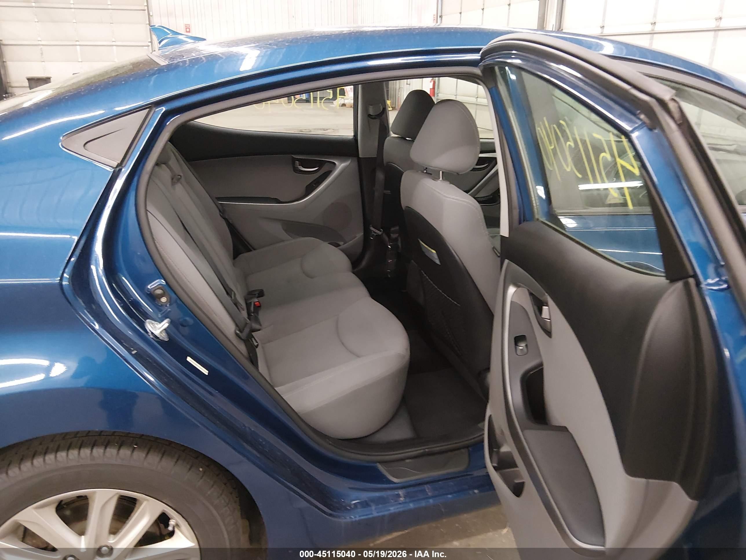 2014 Hyundai Elantra Se Blue vin: KMHDH4AE3EU181764