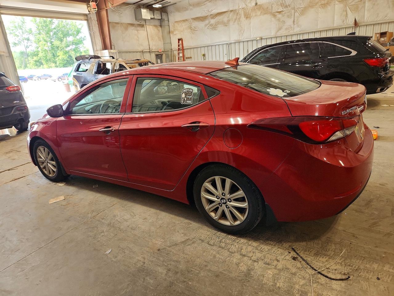 2014 Hyundai Elantra Se Red vin: KMHDH4AE3EU182588