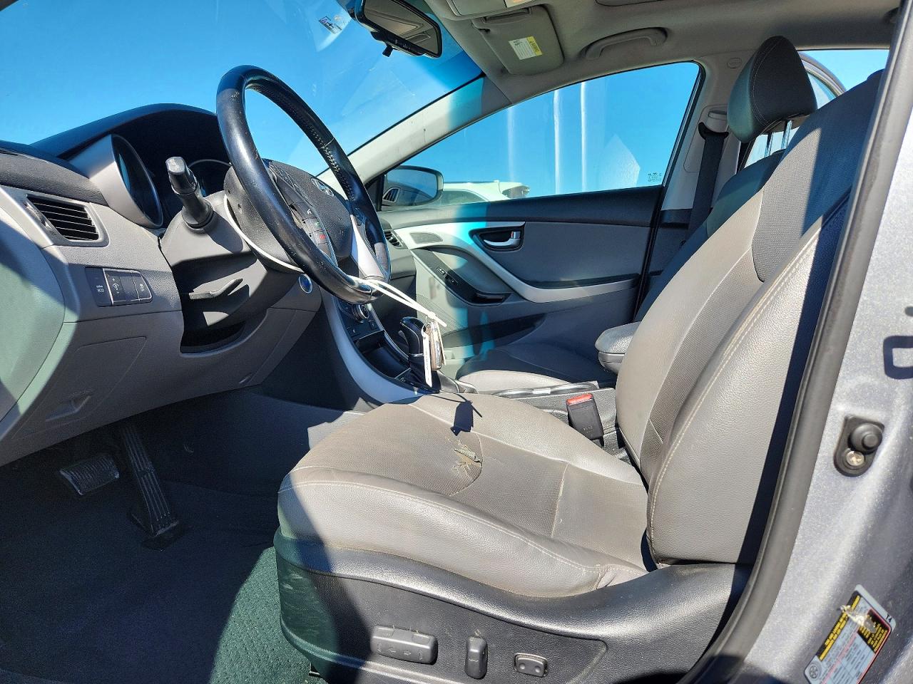 2014 Hyundai Elantra Limited Gray vin: KMHDH4AE3EU204461