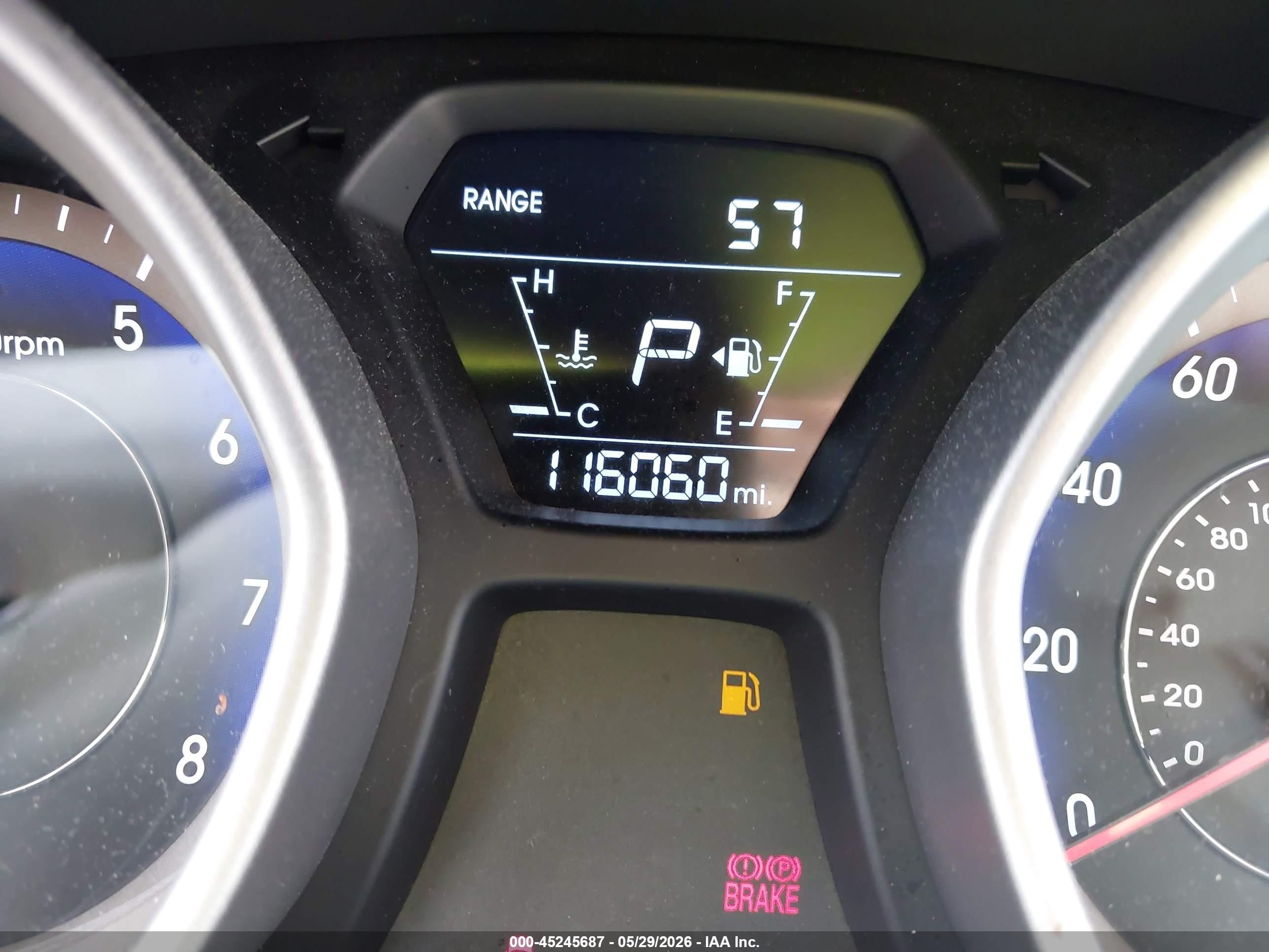 2014 Hyundai Elantra Se Silver vin: KMHDH4AE3EU210471