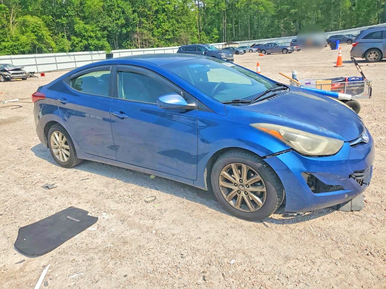 2015 Hyundai Elantra Se Blue vin: KMHDH4AE3FU222170