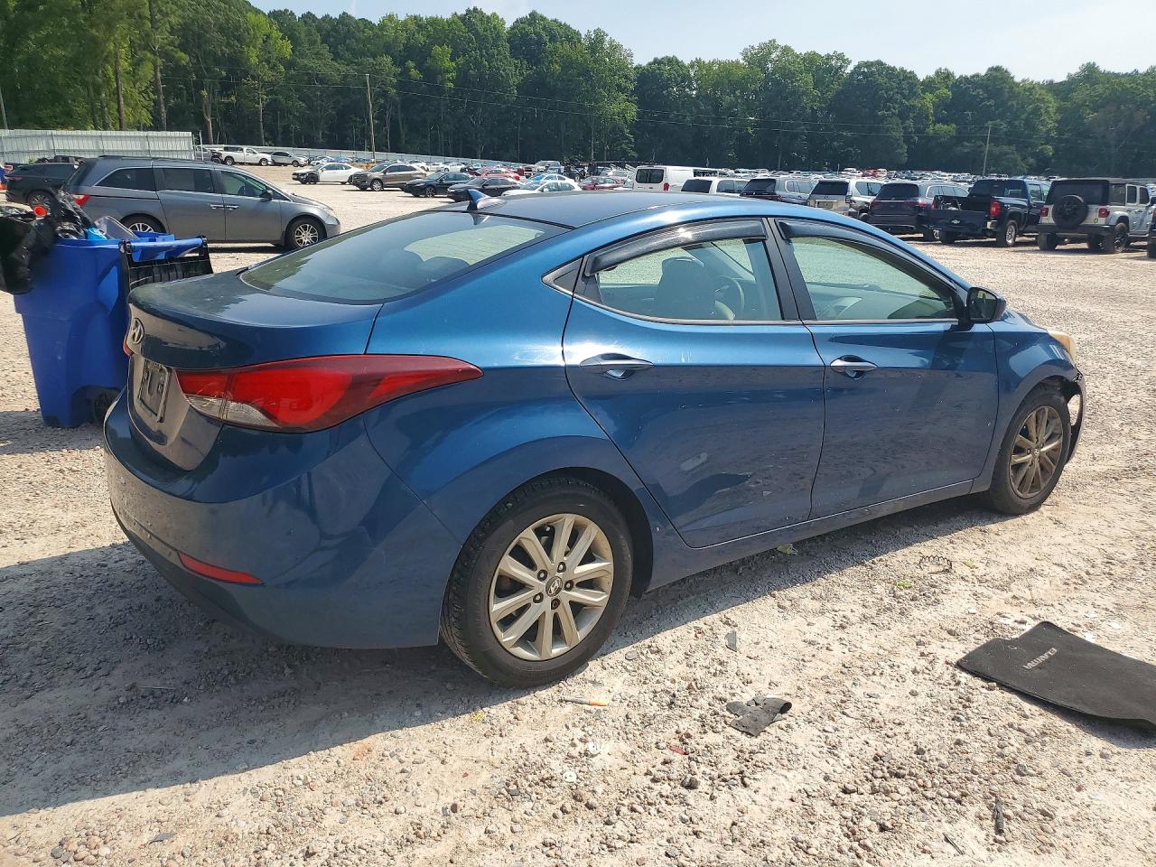 2015 Hyundai Elantra Se Blue vin: KMHDH4AE3FU222170