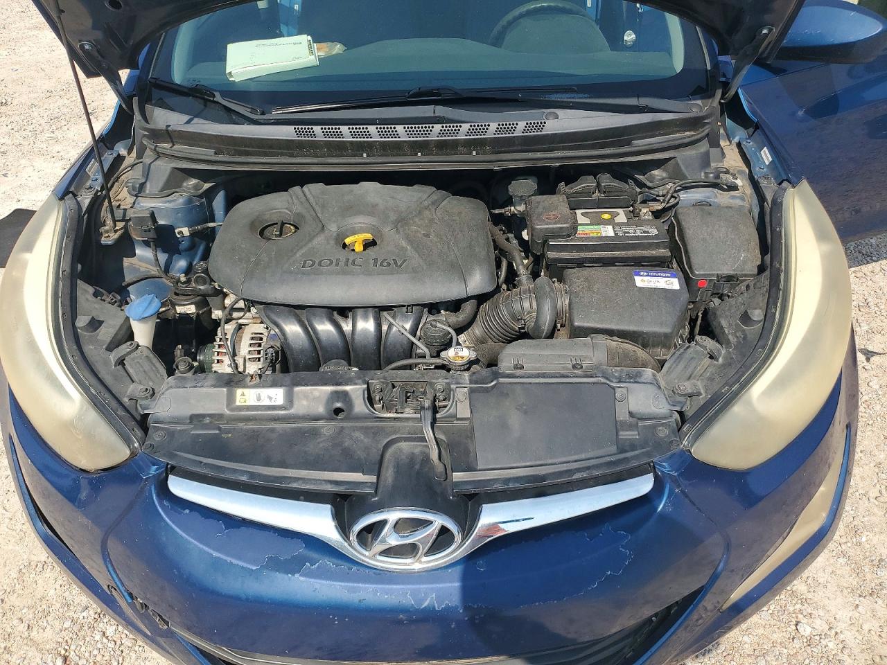 2015 Hyundai Elantra Se Blue vin: KMHDH4AE3FU222170