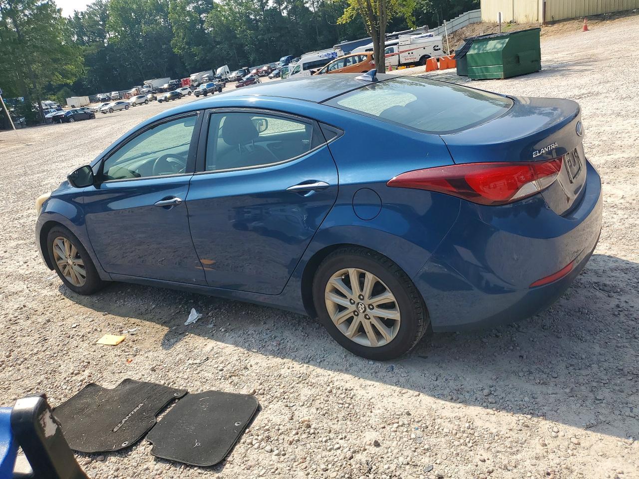 2015 Hyundai Elantra Se Blue vin: KMHDH4AE3FU222170