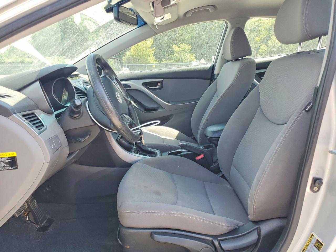 2015 Hyundai Elantra Se Silver vin: KMHDH4AE3FU226428
