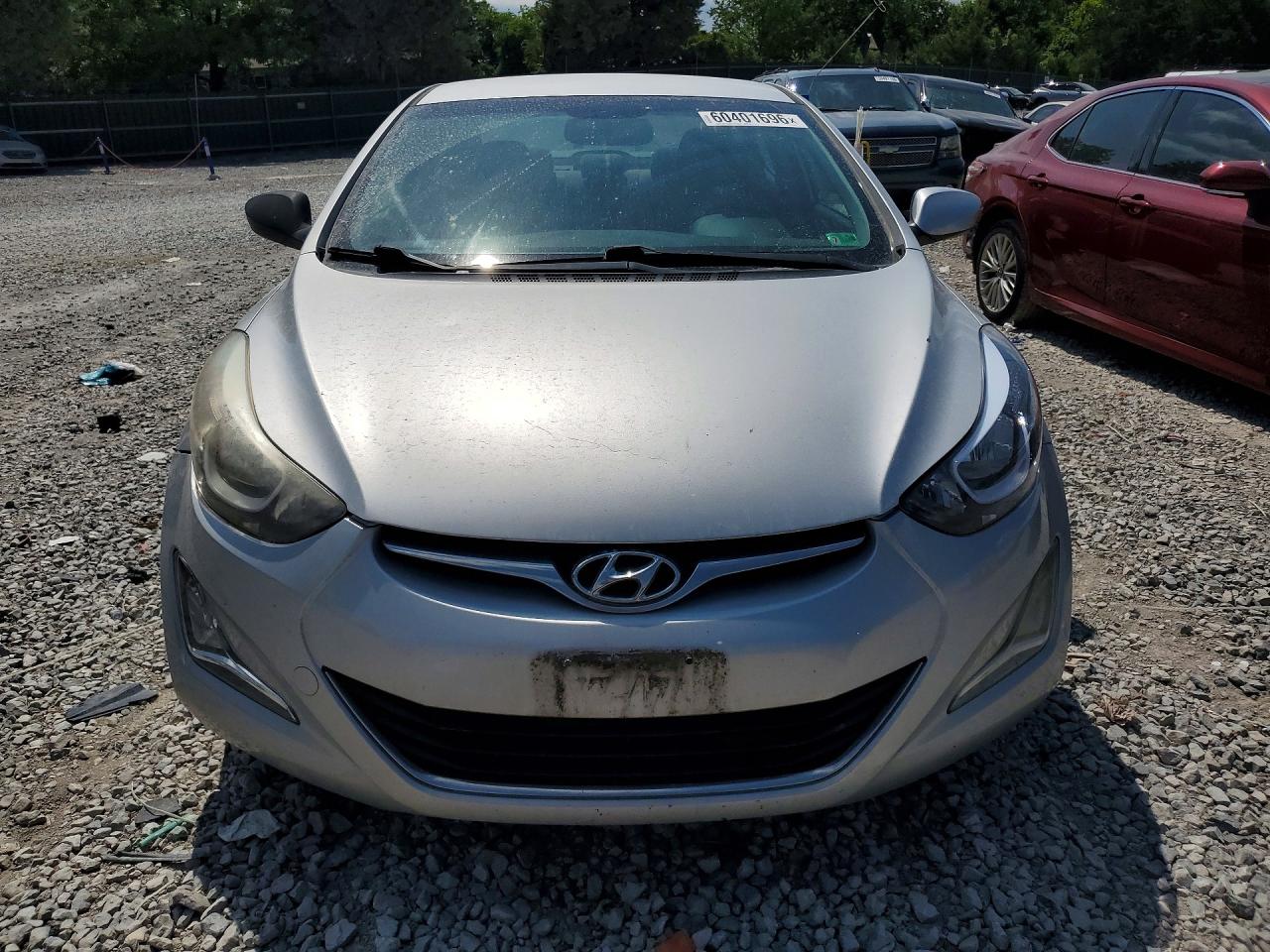 2015 Hyundai Elantra Se Silver vin: KMHDH4AE3FU226428