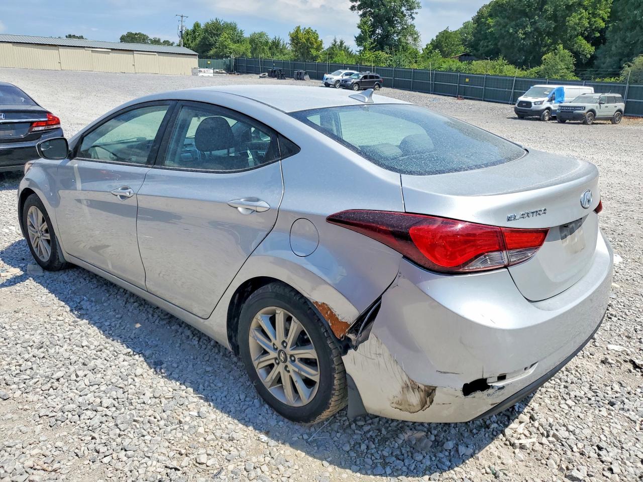 2015 Hyundai Elantra Se Silver vin: KMHDH4AE3FU226428