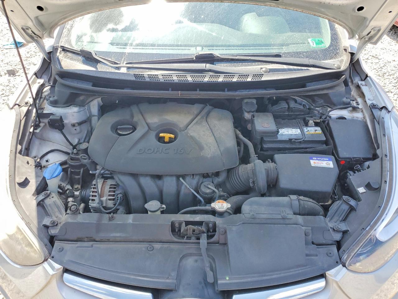 2015 Hyundai Elantra Se Silver vin: KMHDH4AE3FU226428