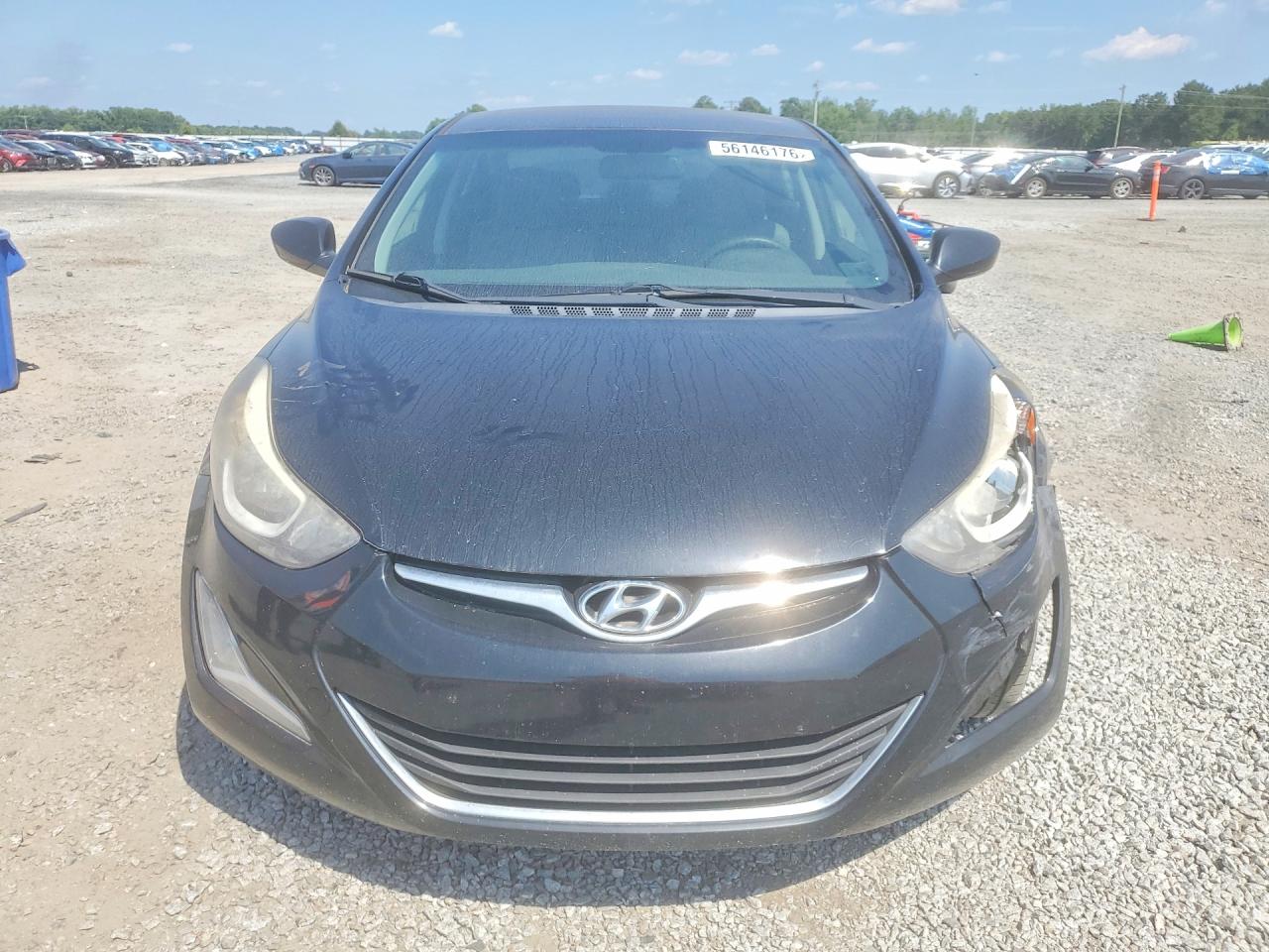 2015 Hyundai Elantra Se Black vin: KMHDH4AE3FU226462