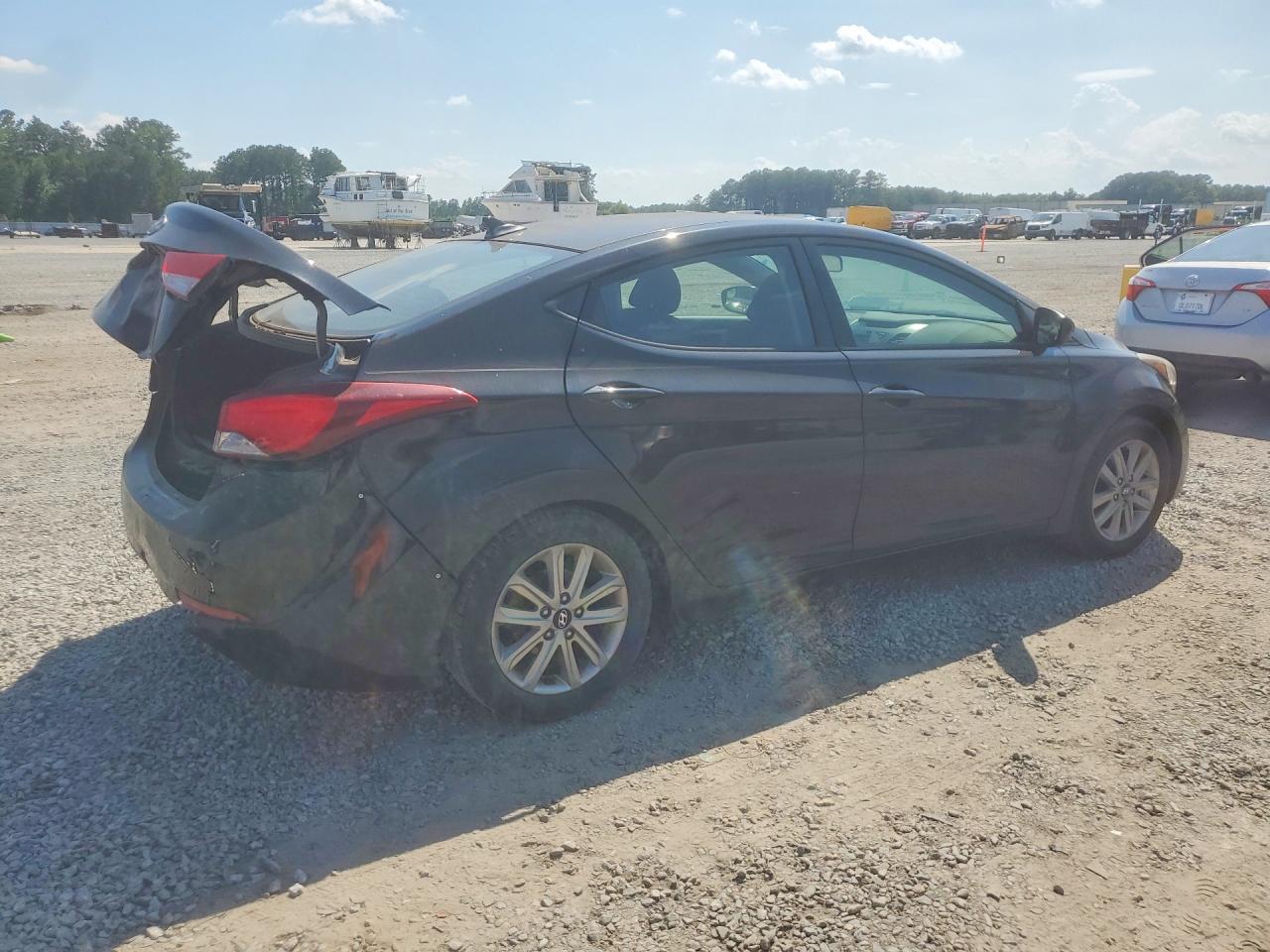 2015 Hyundai Elantra Se Black vin: KMHDH4AE3FU226462