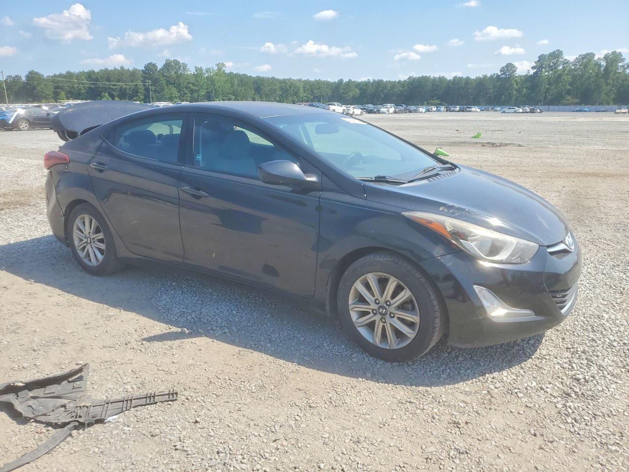 2015 Hyundai Elantra Se Black vin: KMHDH4AE3FU226462
