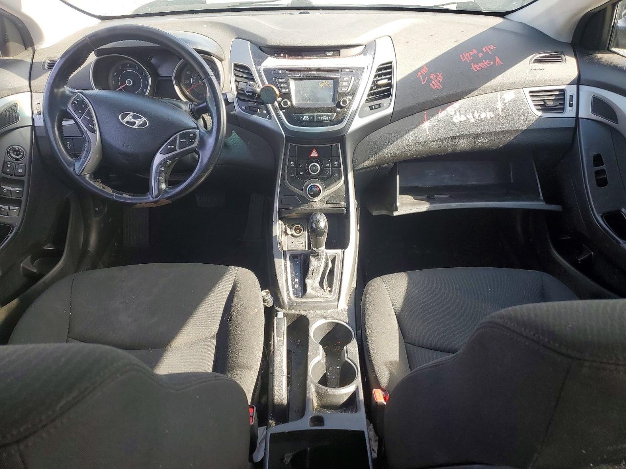 2015 Hyundai Elantra Se Black vin: KMHDH4AE3FU228082
