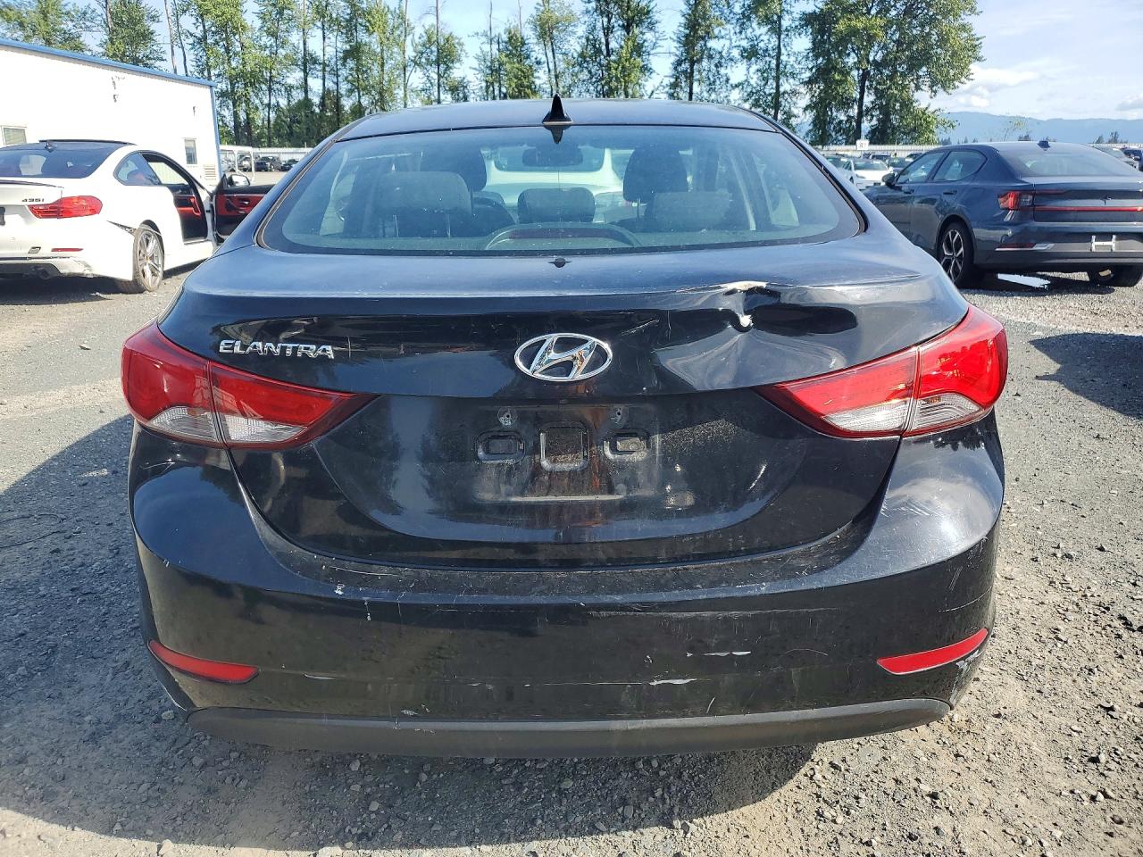 2015 Hyundai Elantra Se Black vin: KMHDH4AE3FU228082