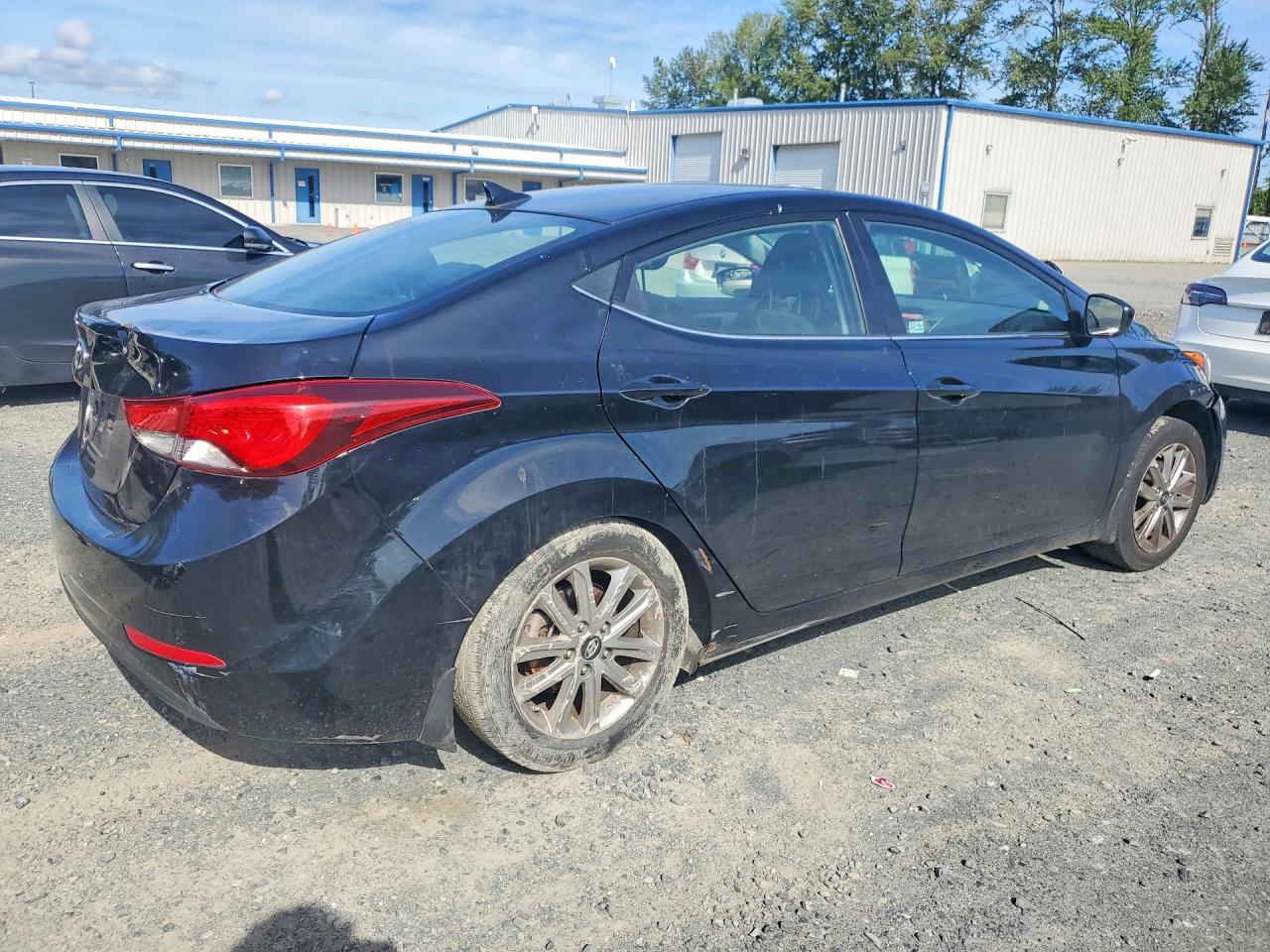 2015 Hyundai Elantra Se Black vin: KMHDH4AE3FU228082