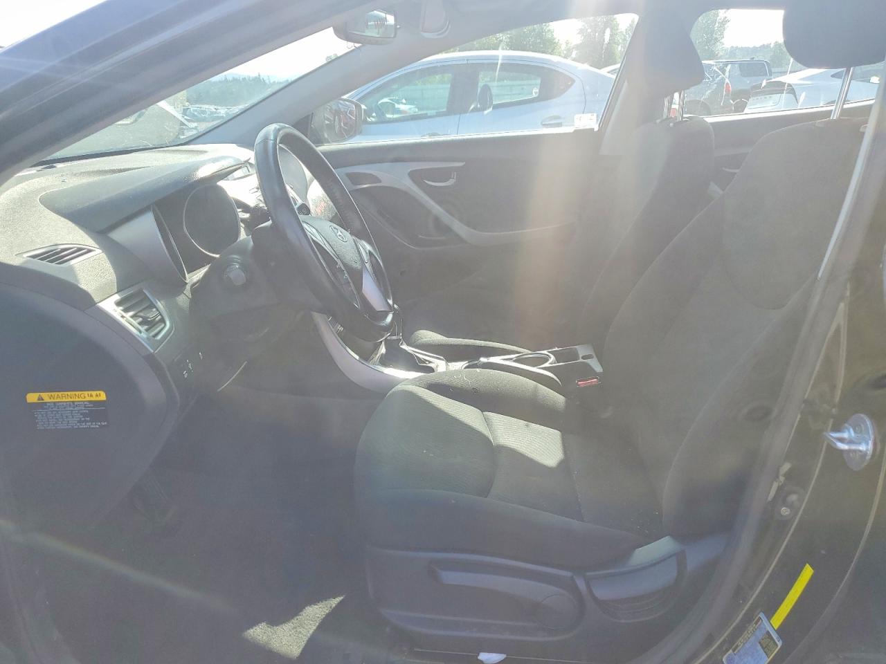 2015 Hyundai Elantra Se Black vin: KMHDH4AE3FU228082