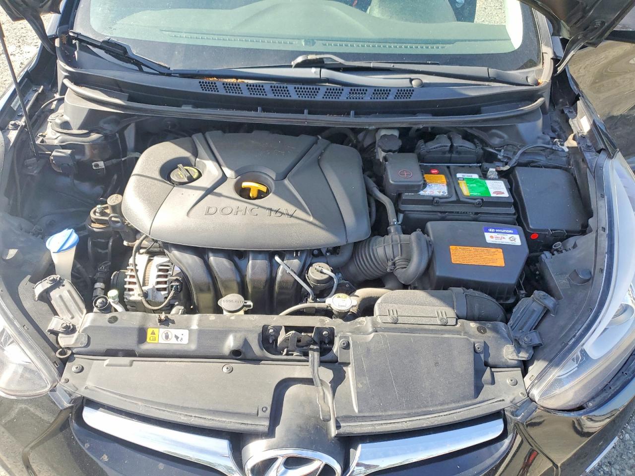 2015 Hyundai Elantra Se Black vin: KMHDH4AE3FU228082