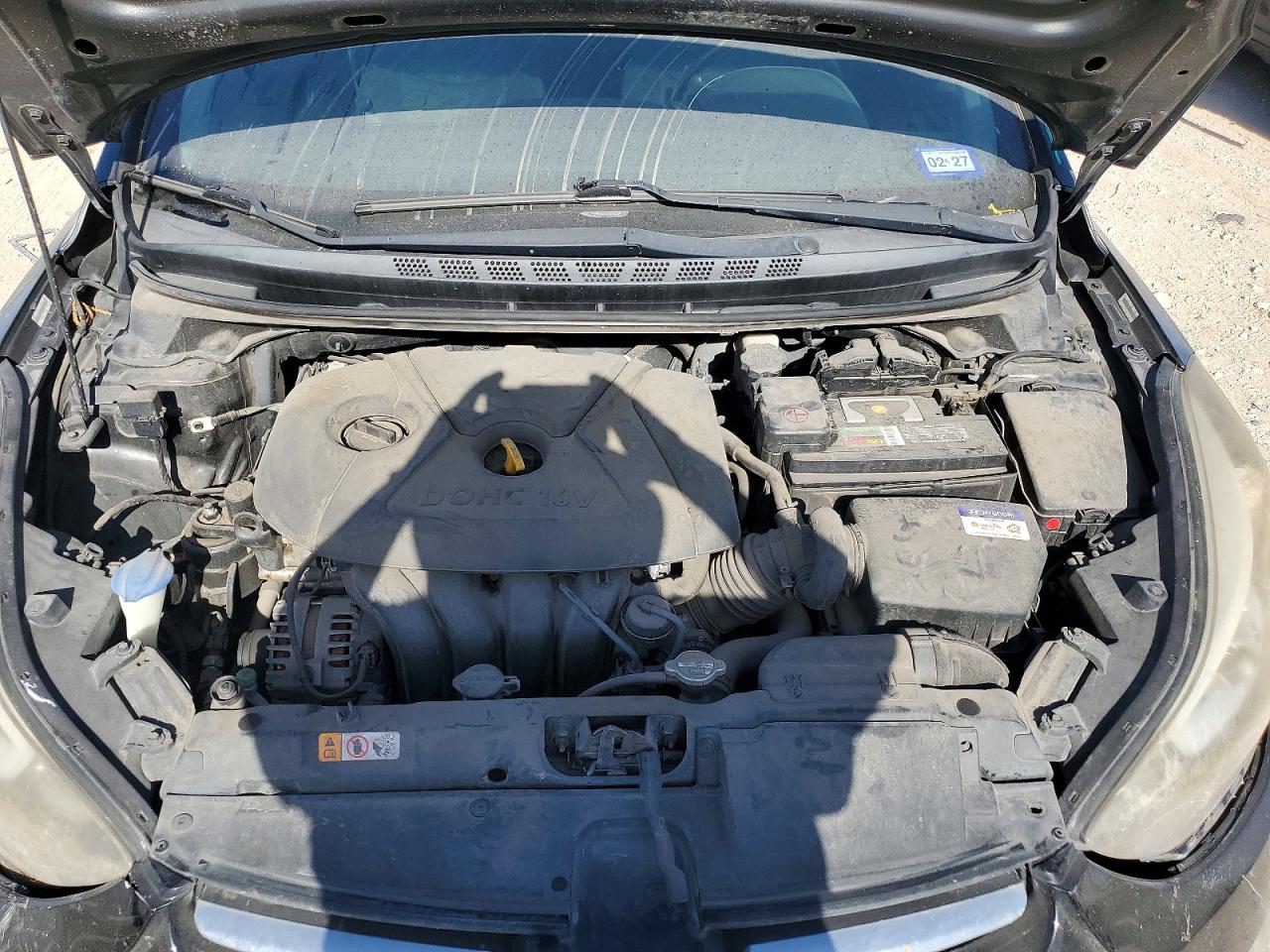 2015 Hyundai Elantra Se Black vin: KMHDH4AE3FU232004