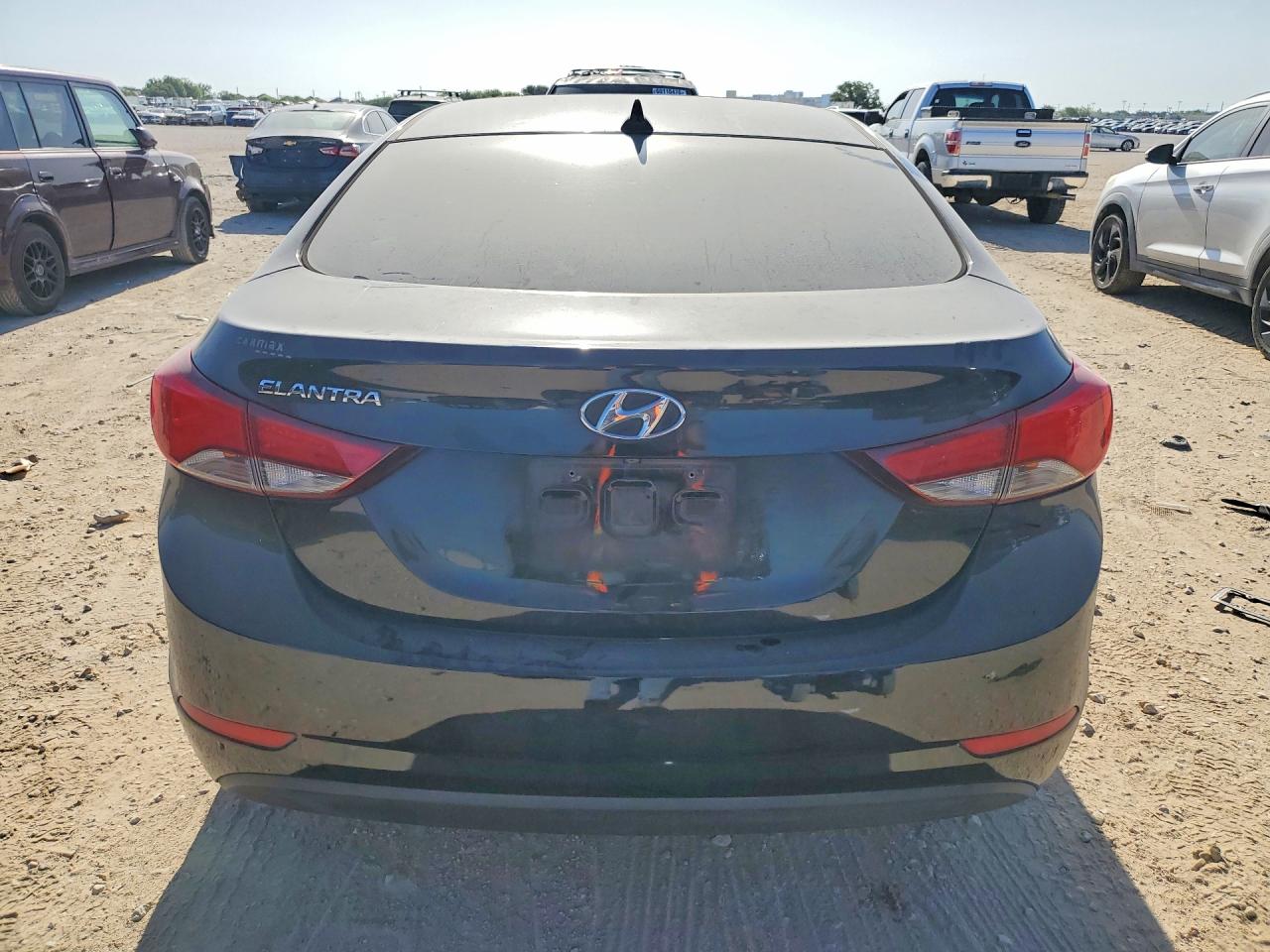 2015 Hyundai Elantra Se Black vin: KMHDH4AE3FU232004