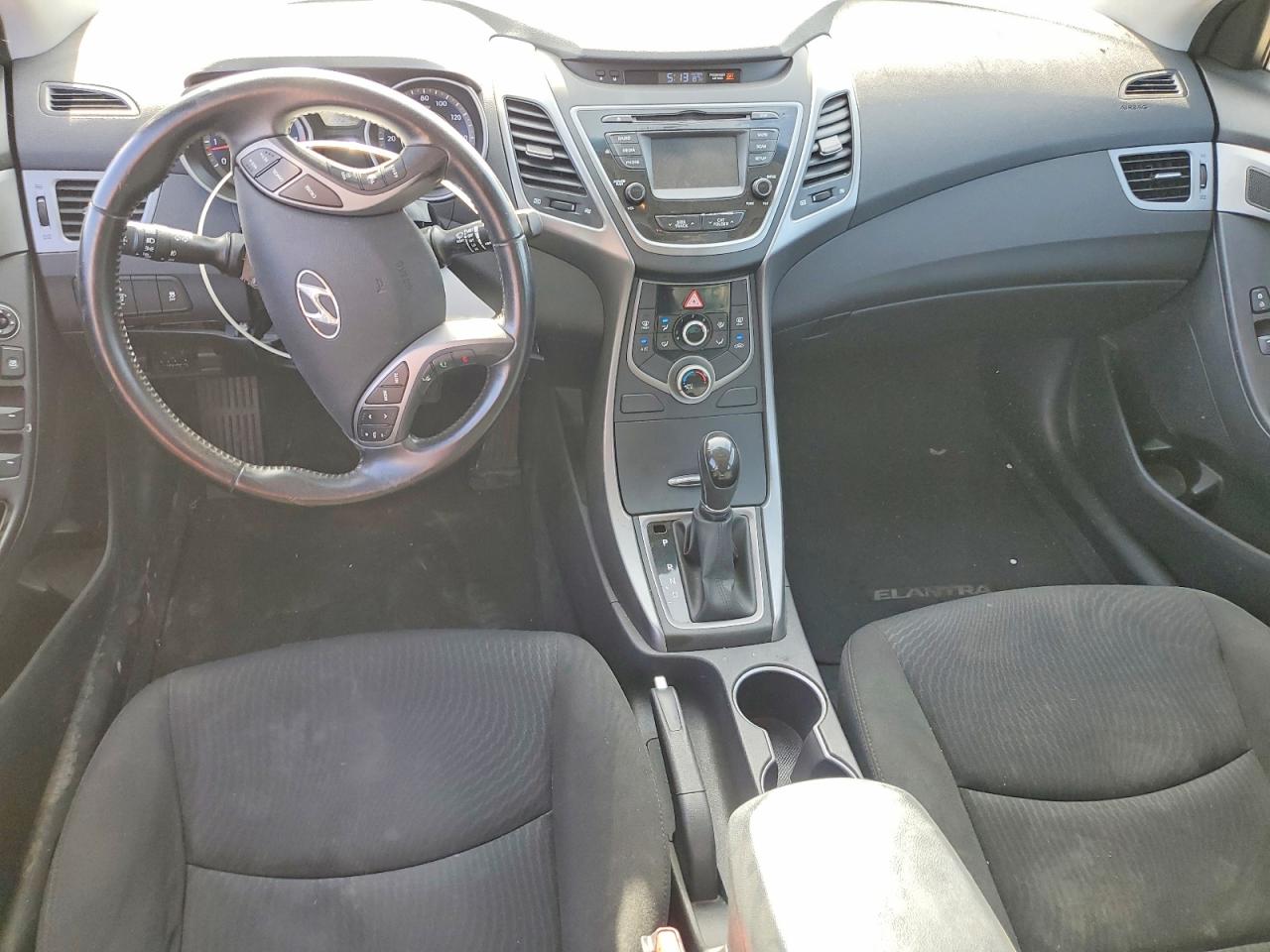 2015 Hyundai Elantra Se Black vin: KMHDH4AE3FU232004