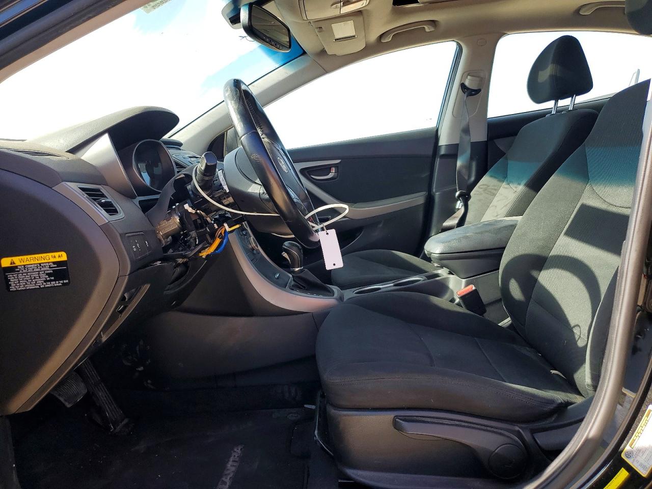 2015 Hyundai Elantra Se Black vin: KMHDH4AE3FU232004