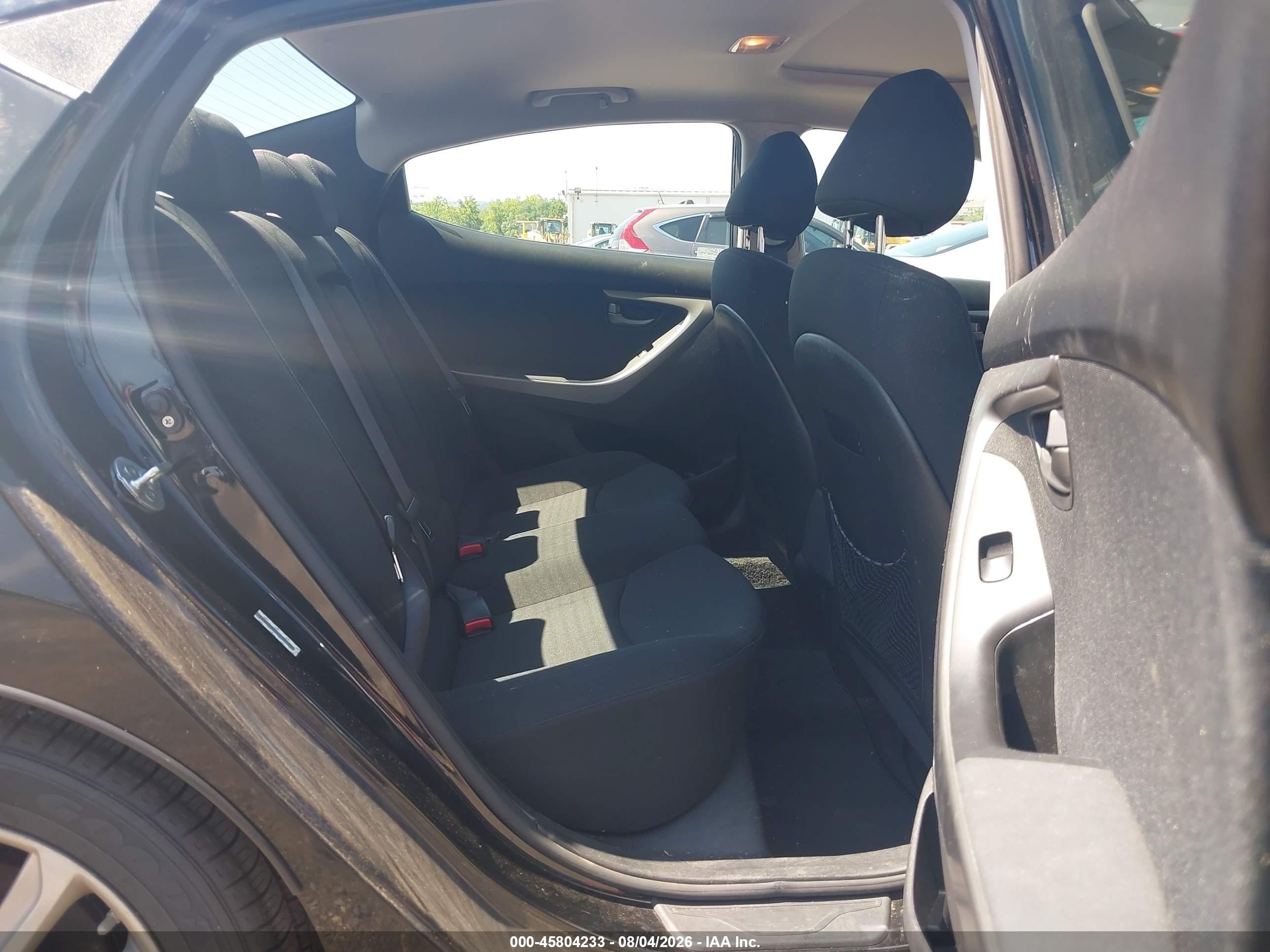 2015 Hyundai Elantra Se Черный vin: KMHDH4AE3FU236182