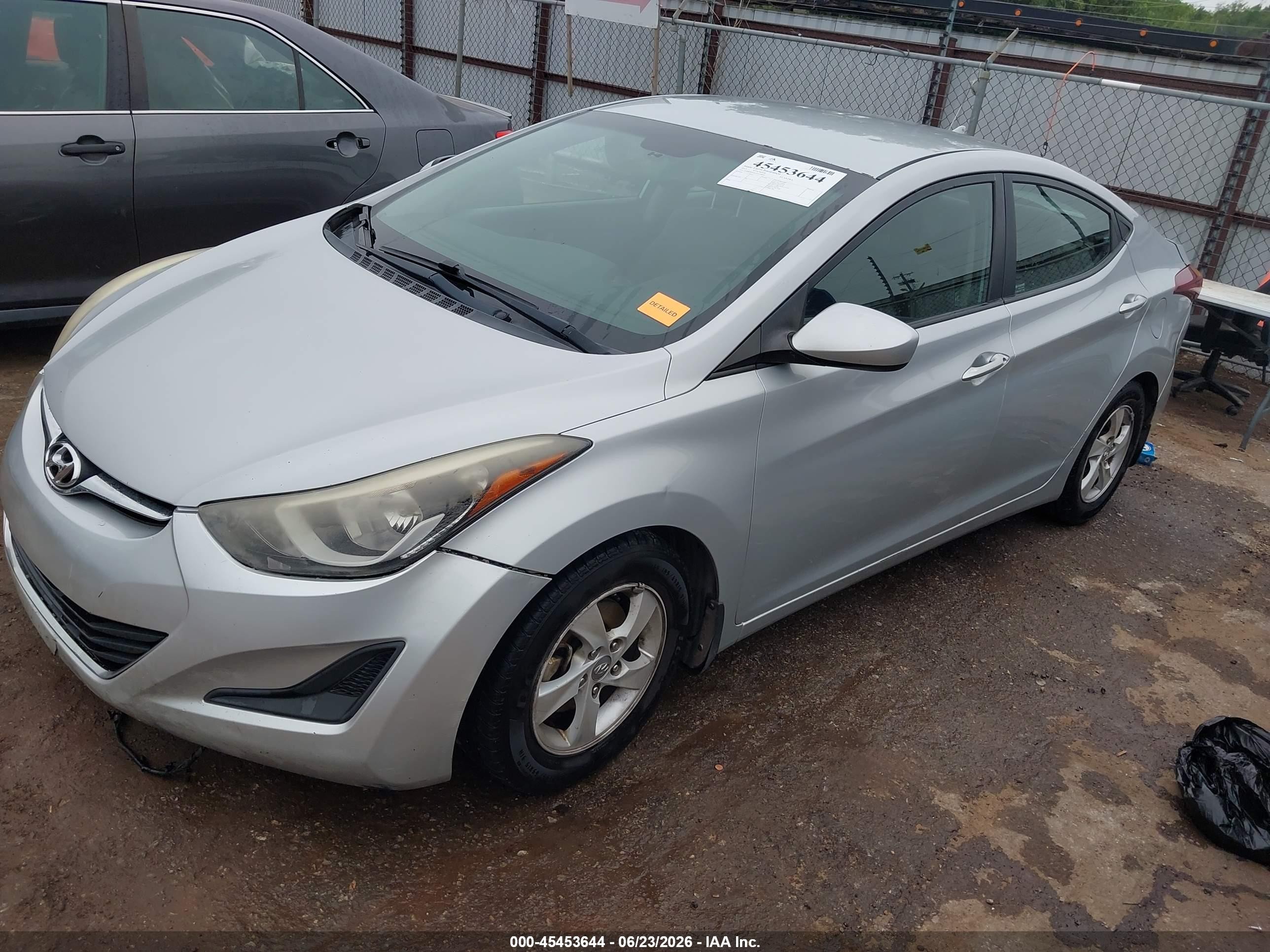 2015 Hyundai Elantra Se Silver vin: KMHDH4AE3FU238899