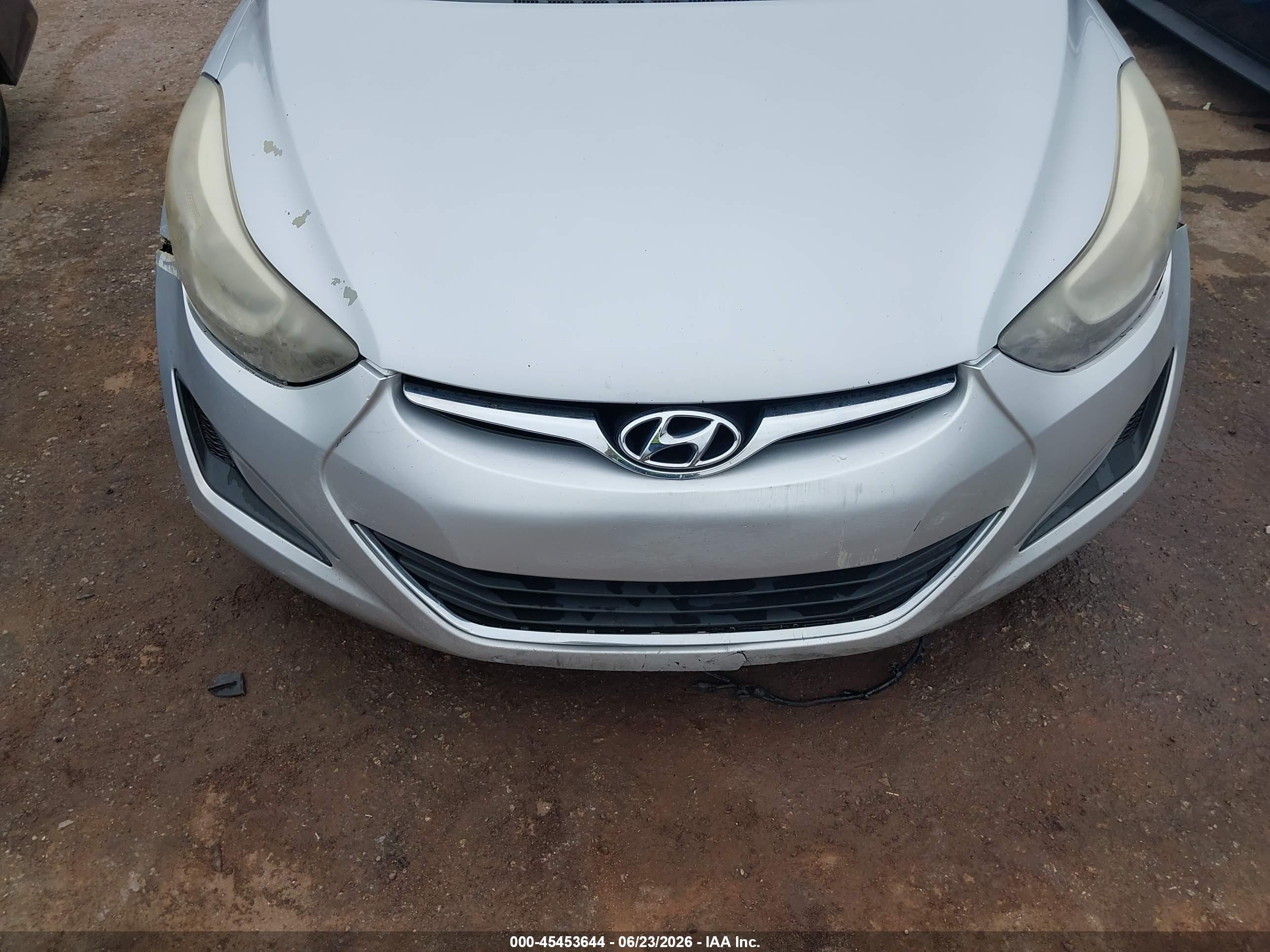 2015 Hyundai Elantra Se Silver vin: KMHDH4AE3FU238899