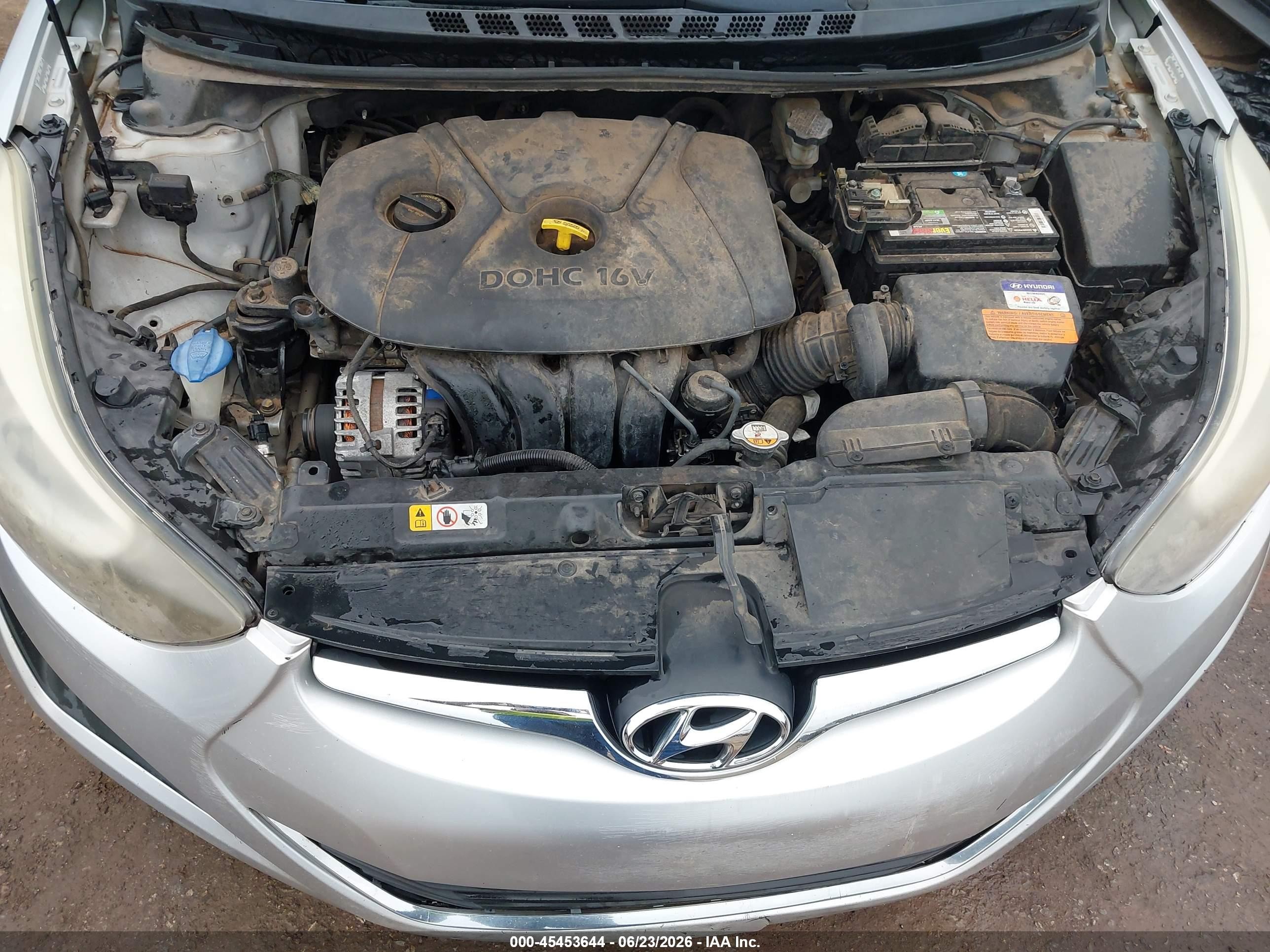 2015 Hyundai Elantra Se Silver vin: KMHDH4AE3FU238899