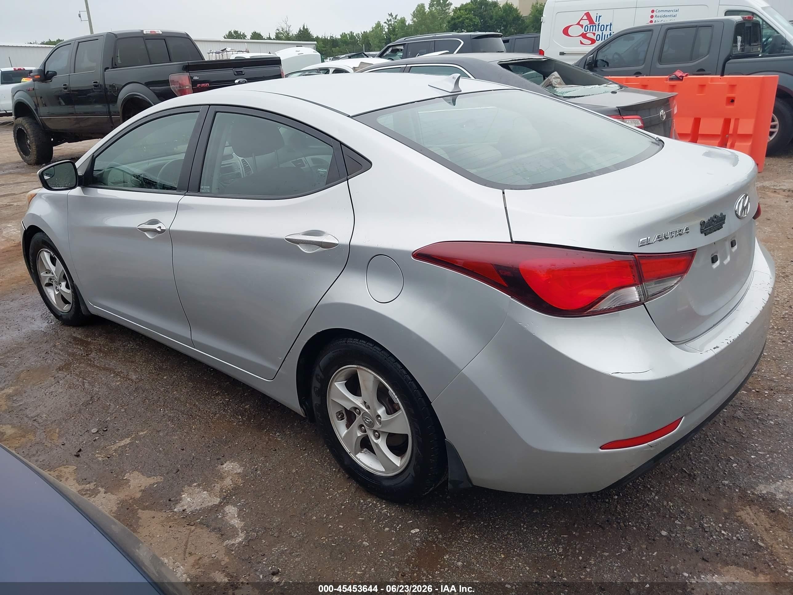 2015 Hyundai Elantra Se Silver vin: KMHDH4AE3FU238899