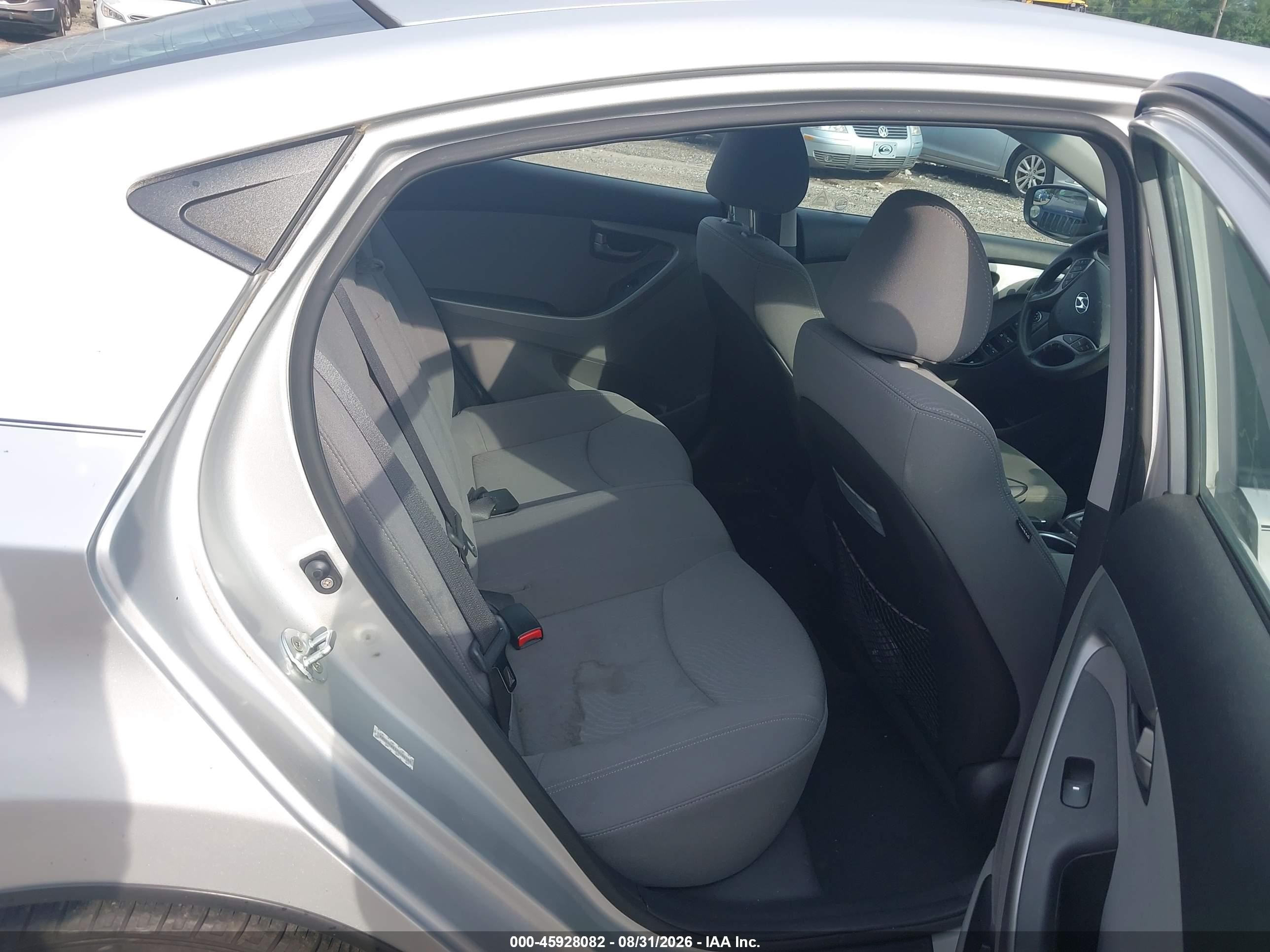 2015 Hyundai Elantra Se Silver vin: KMHDH4AE3FU284183