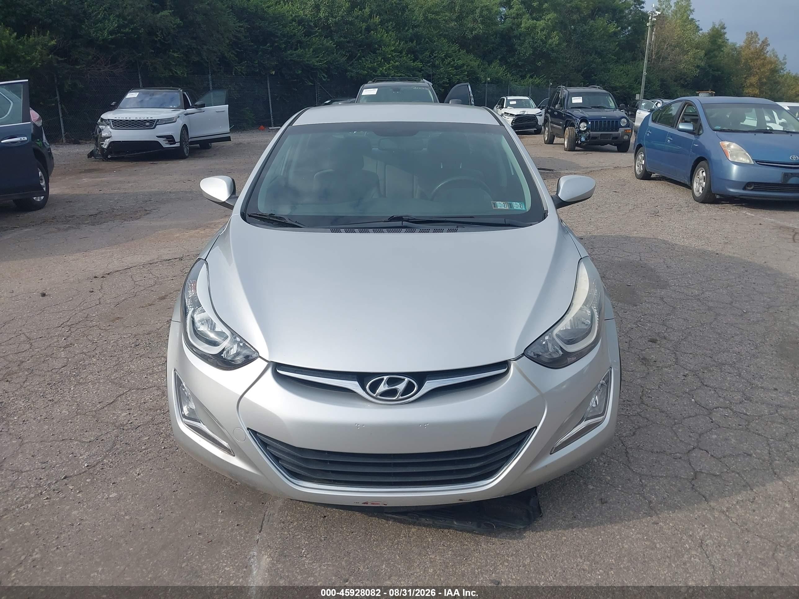 2015 Hyundai Elantra Se Silver vin: KMHDH4AE3FU284183