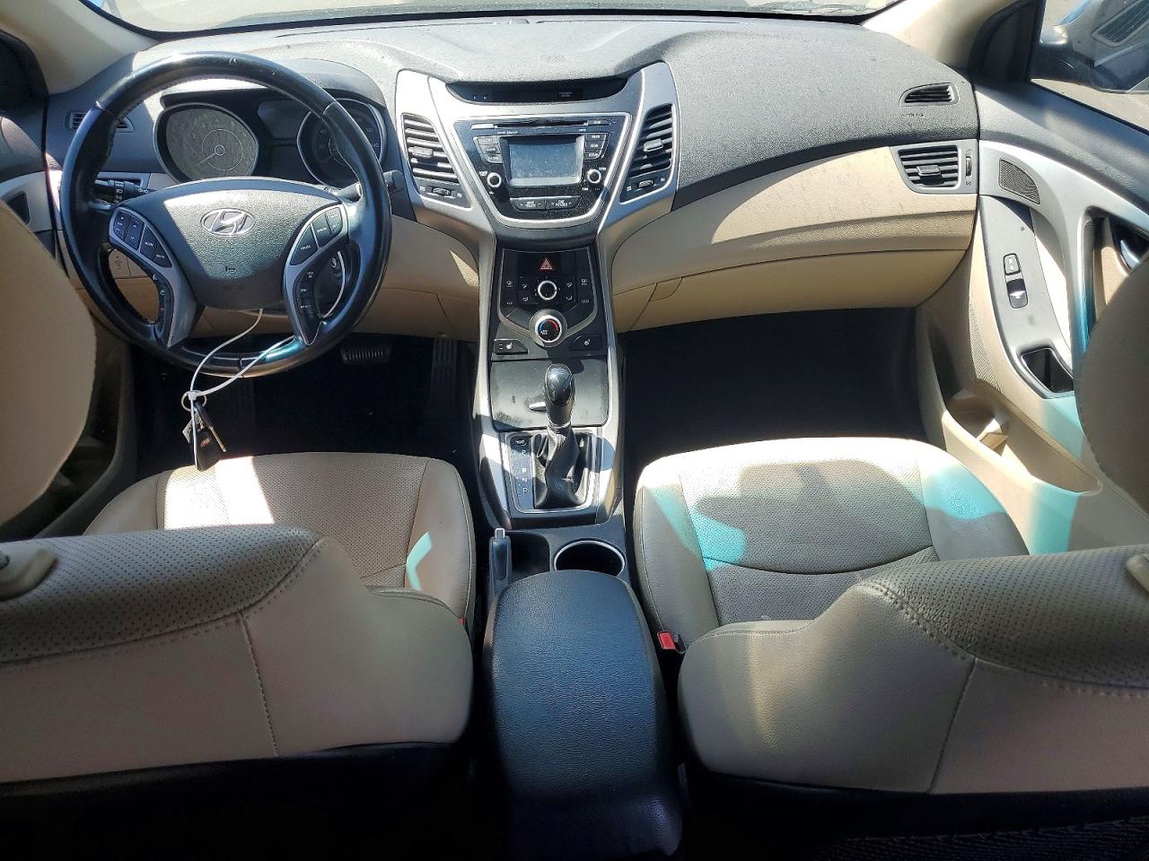 2015 Hyundai Elantra Limited Синий vin: KMHDH4AE3FU322172
