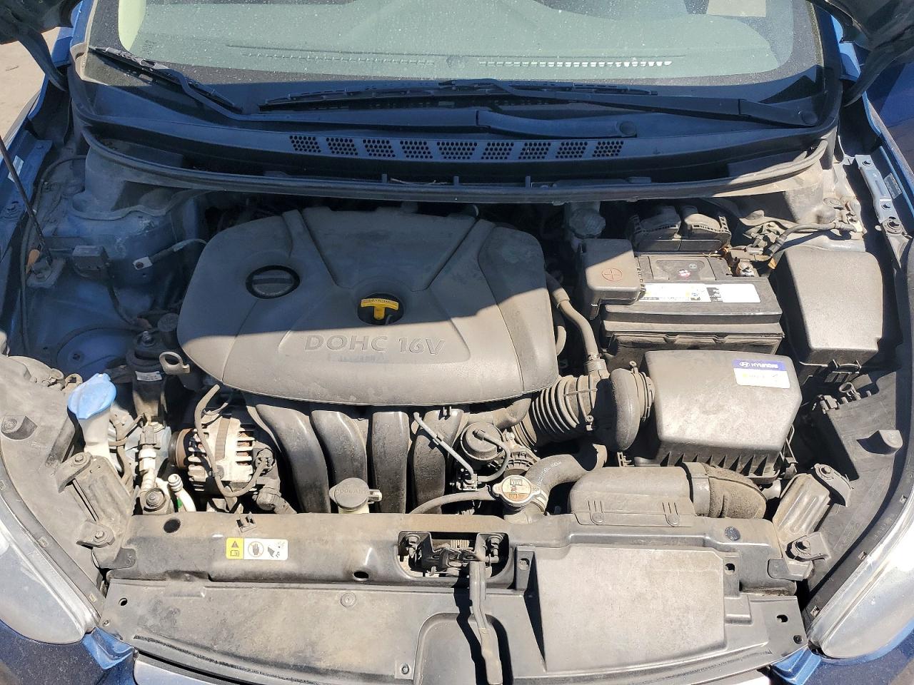 2015 Hyundai Elantra Limited Синий vin: KMHDH4AE3FU322172