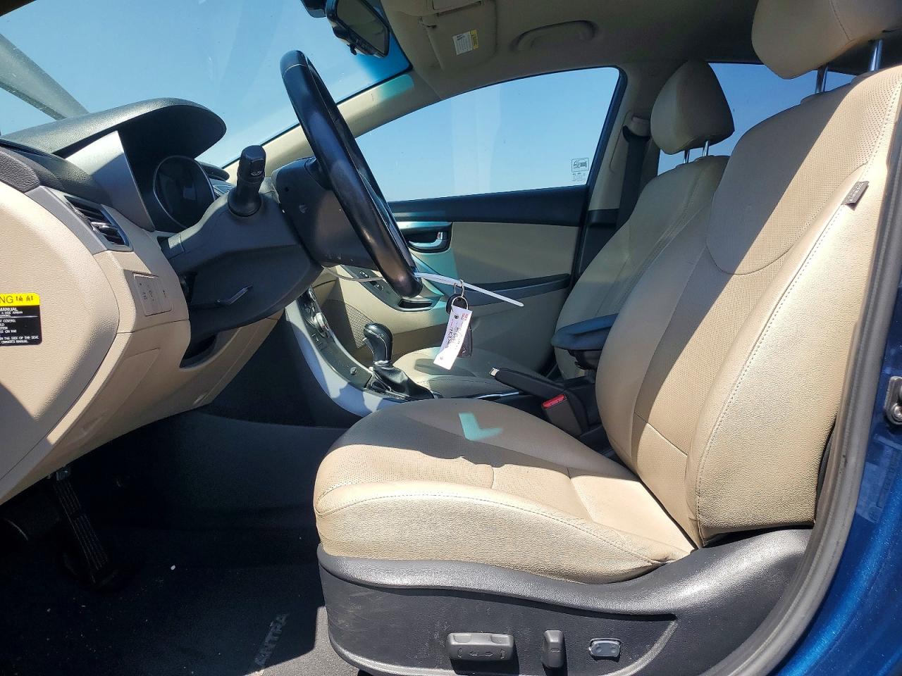 2015 Hyundai Elantra Limited Синий vin: KMHDH4AE3FU322172
