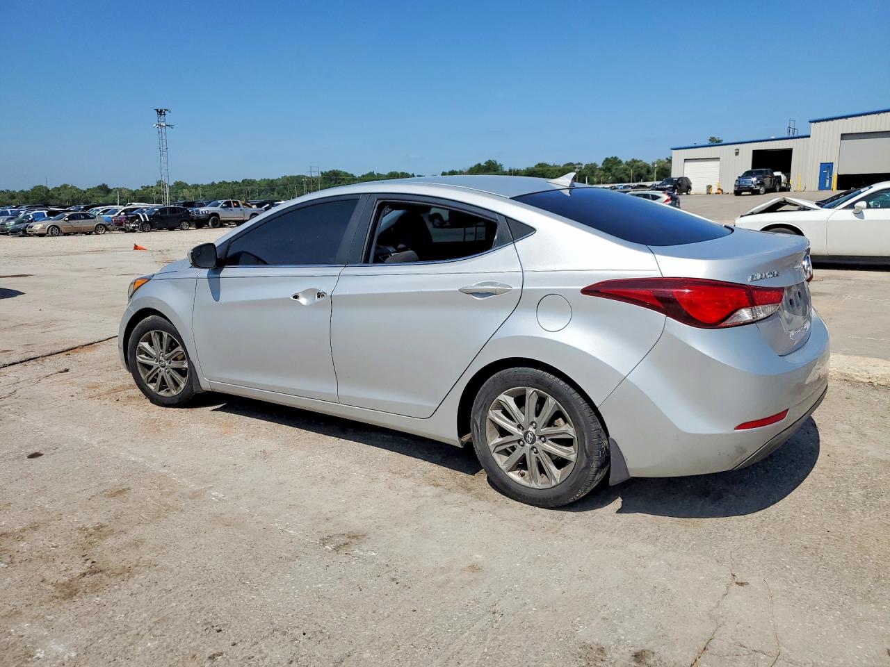 2015 Hyundai Elantra Se Silver vin: KMHDH4AE3FU323242
