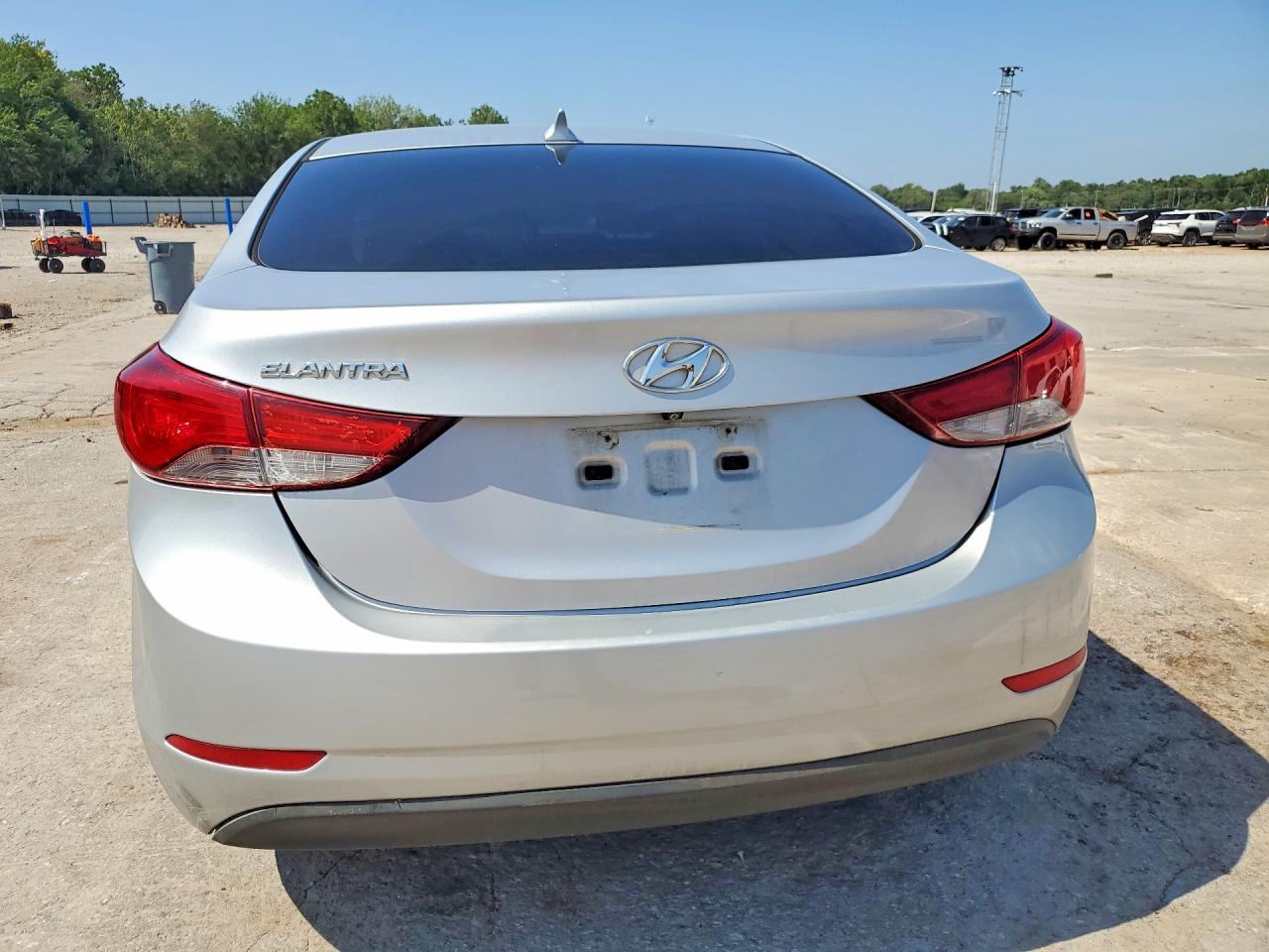 2015 Hyundai Elantra Se Silver vin: KMHDH4AE3FU323242